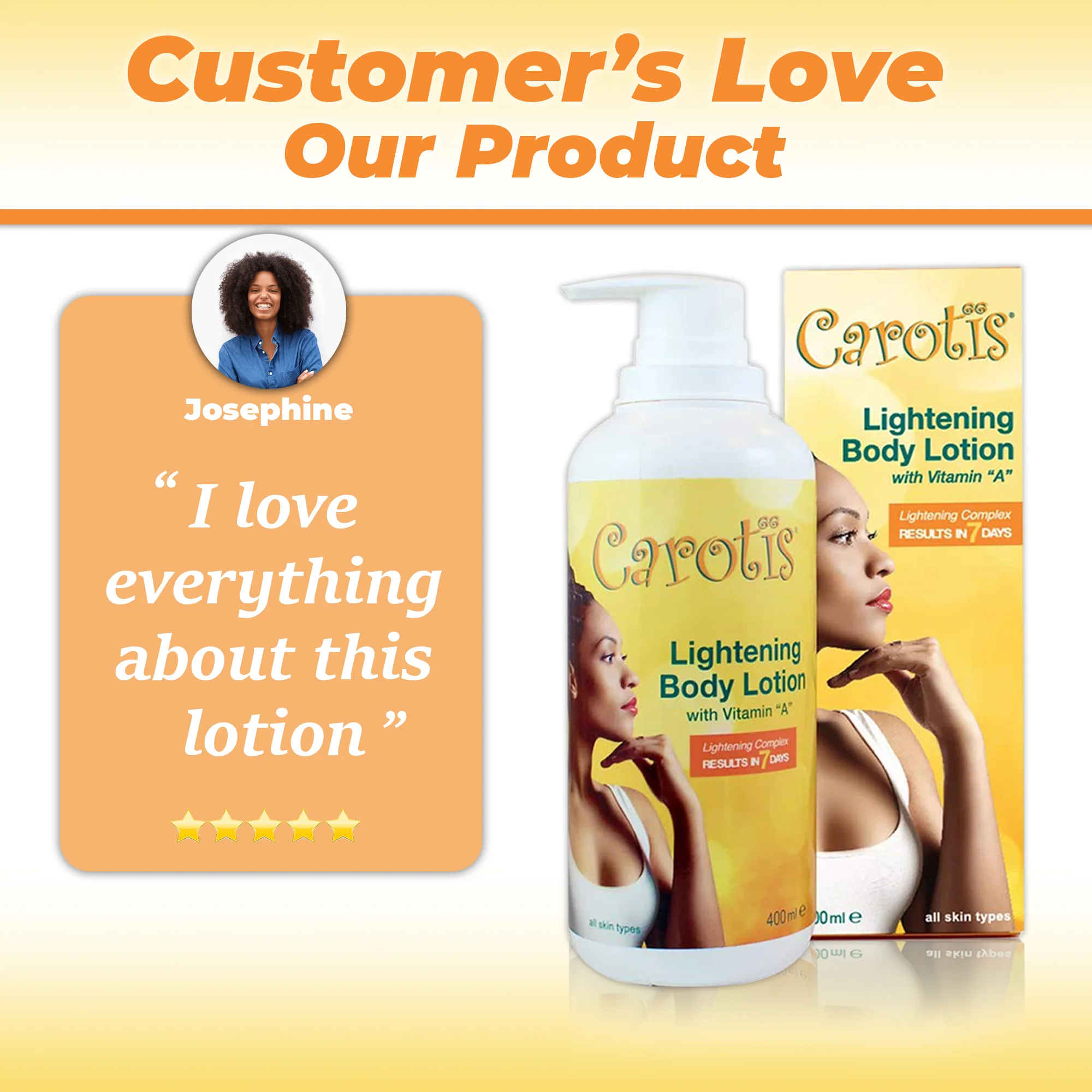 Carotis Brightening Body Lotion With Vitamin A 400ml / 14.10 fl oz - Image 3