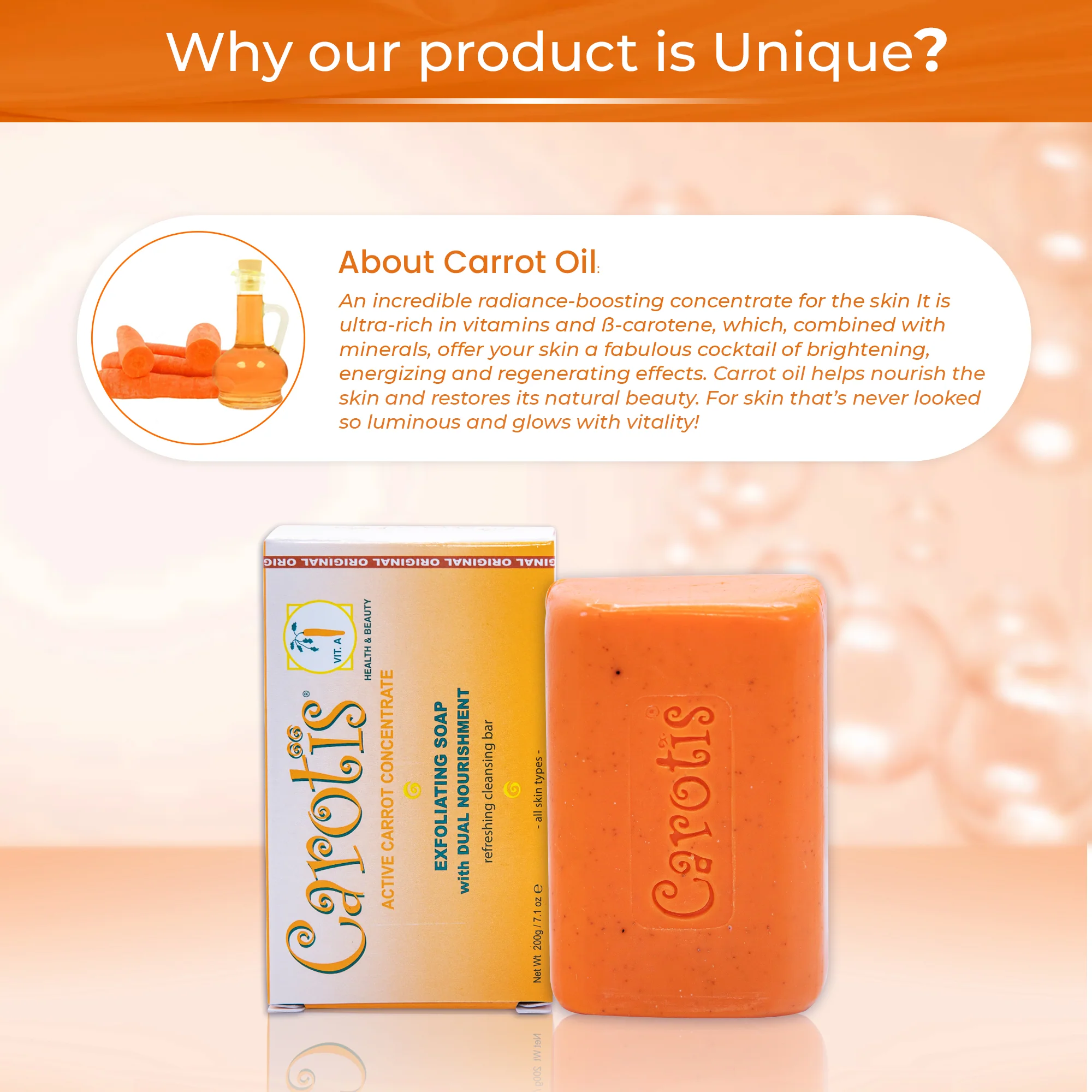 Carotis Exfoliating Soap 200g / 7.1 fl oz - Image 4