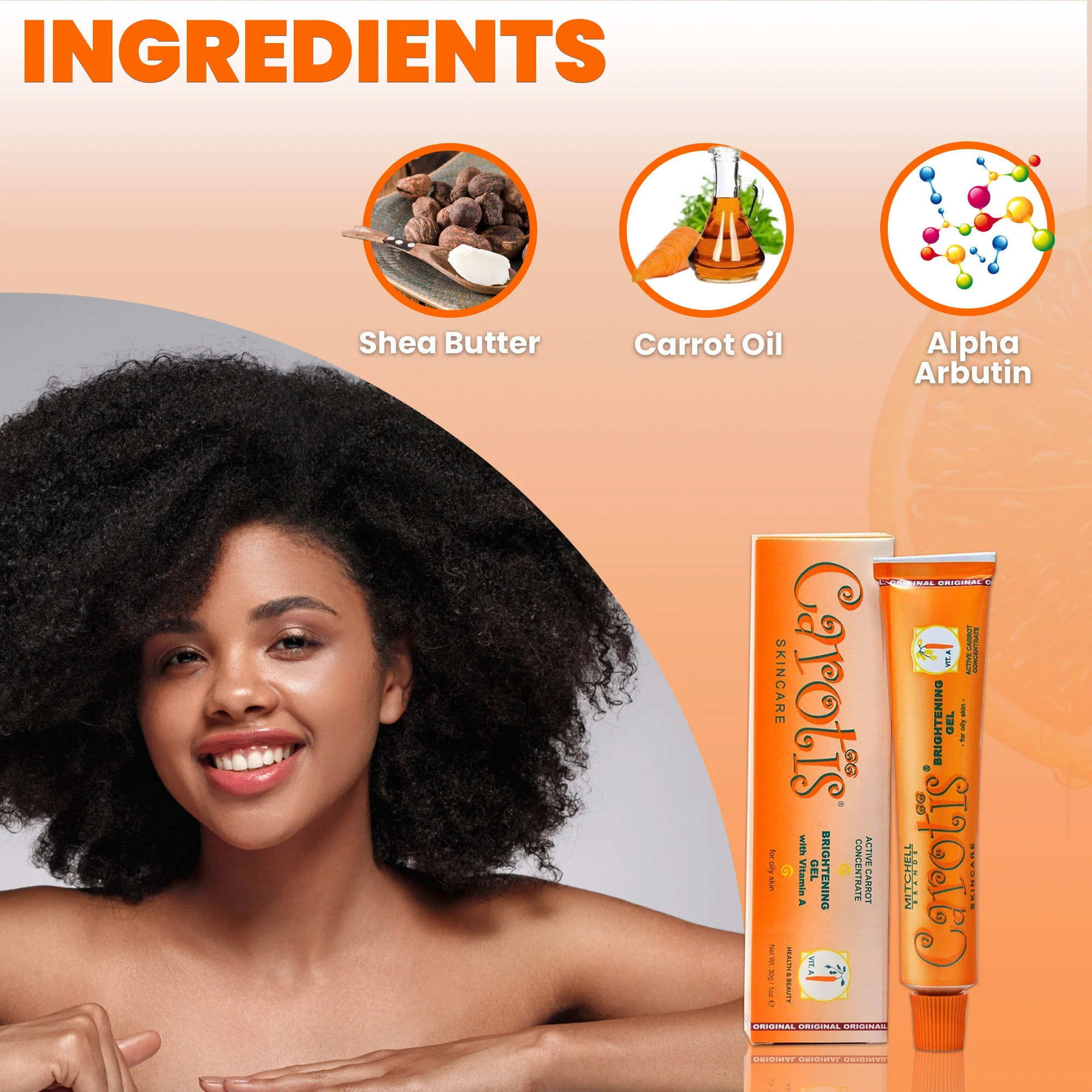 Carotis Skin Brightening Gel With Vitamin A 30g / 1 fl oz - Image 7