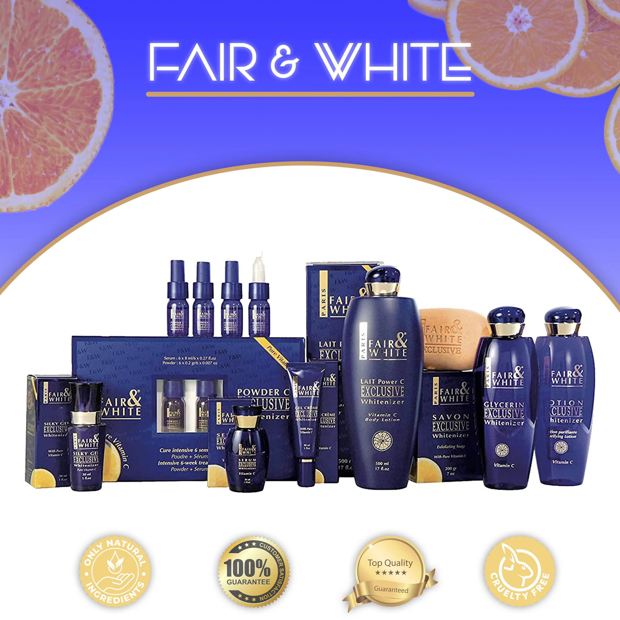 Fair & White Exclusive Exfoliating Soap with Vitamin C - Image 3