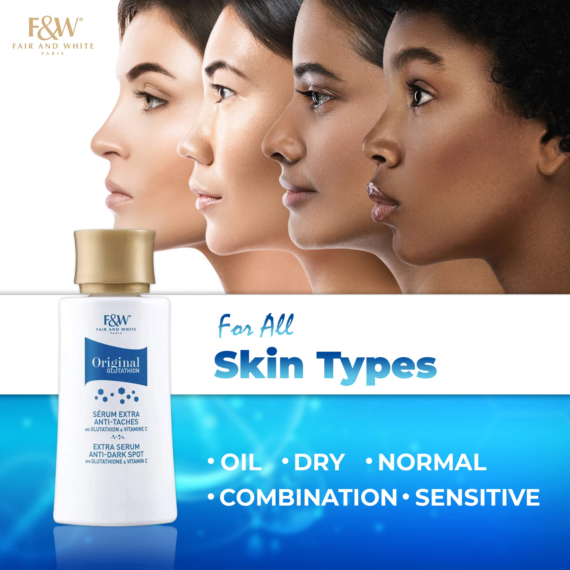 Fair & White Glutathion Extra Anti-Dark Spot Serum 30ml - Image 11