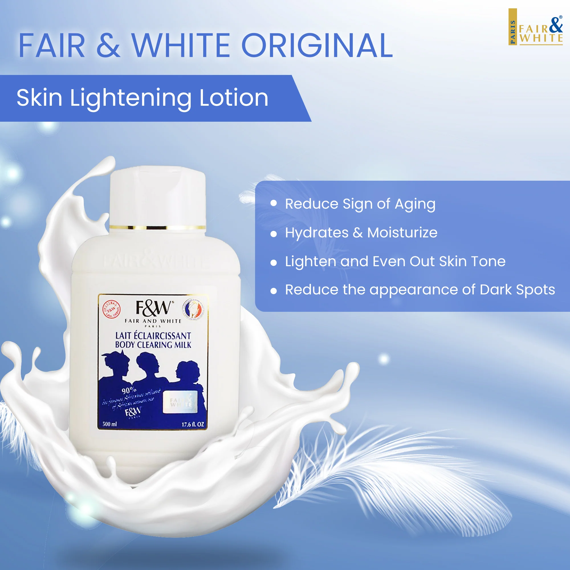 Fair & White Original Body Clearing Milk - Image 6