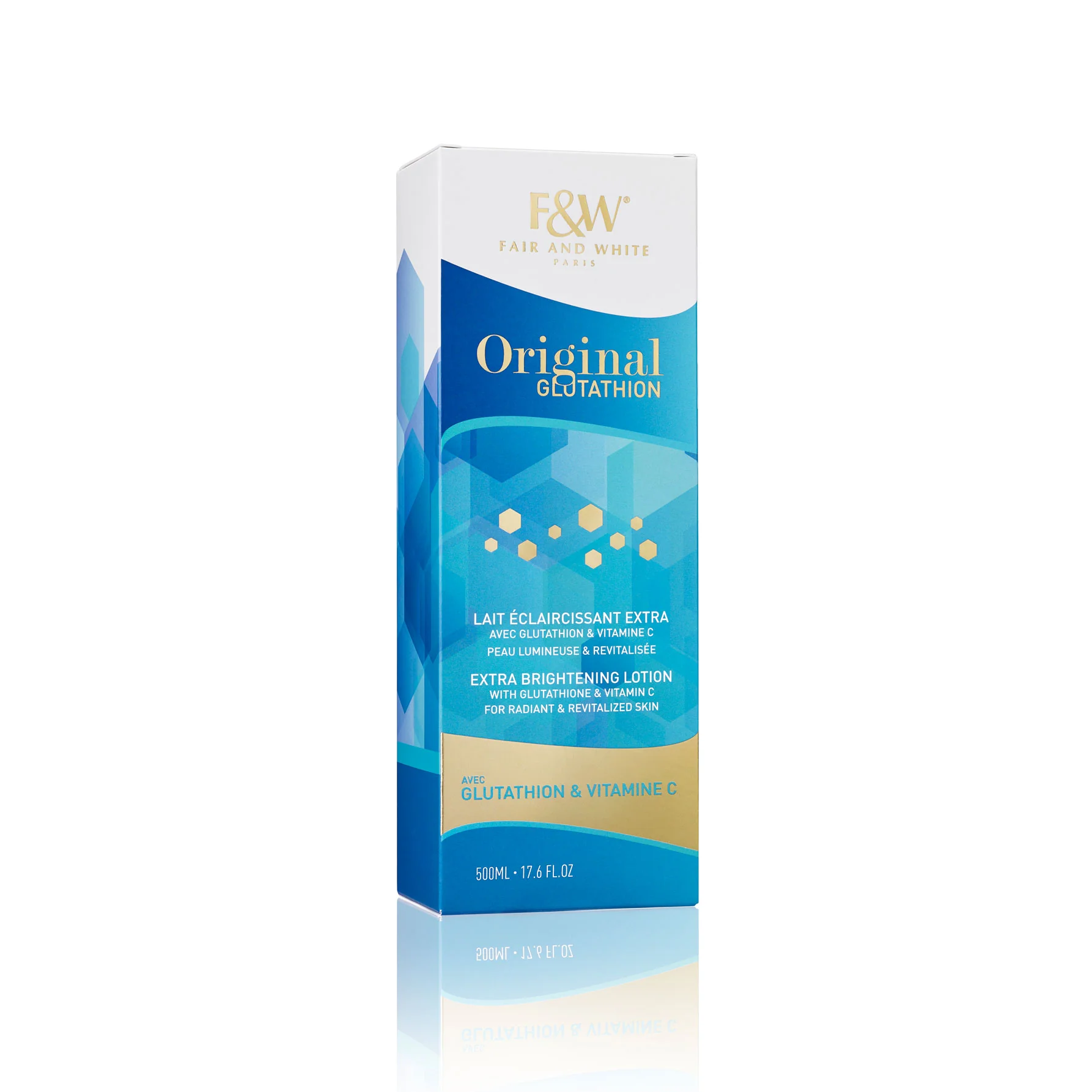 Fair & White Glutathion Extra Brightening Body Lotion 500ml - Image 3