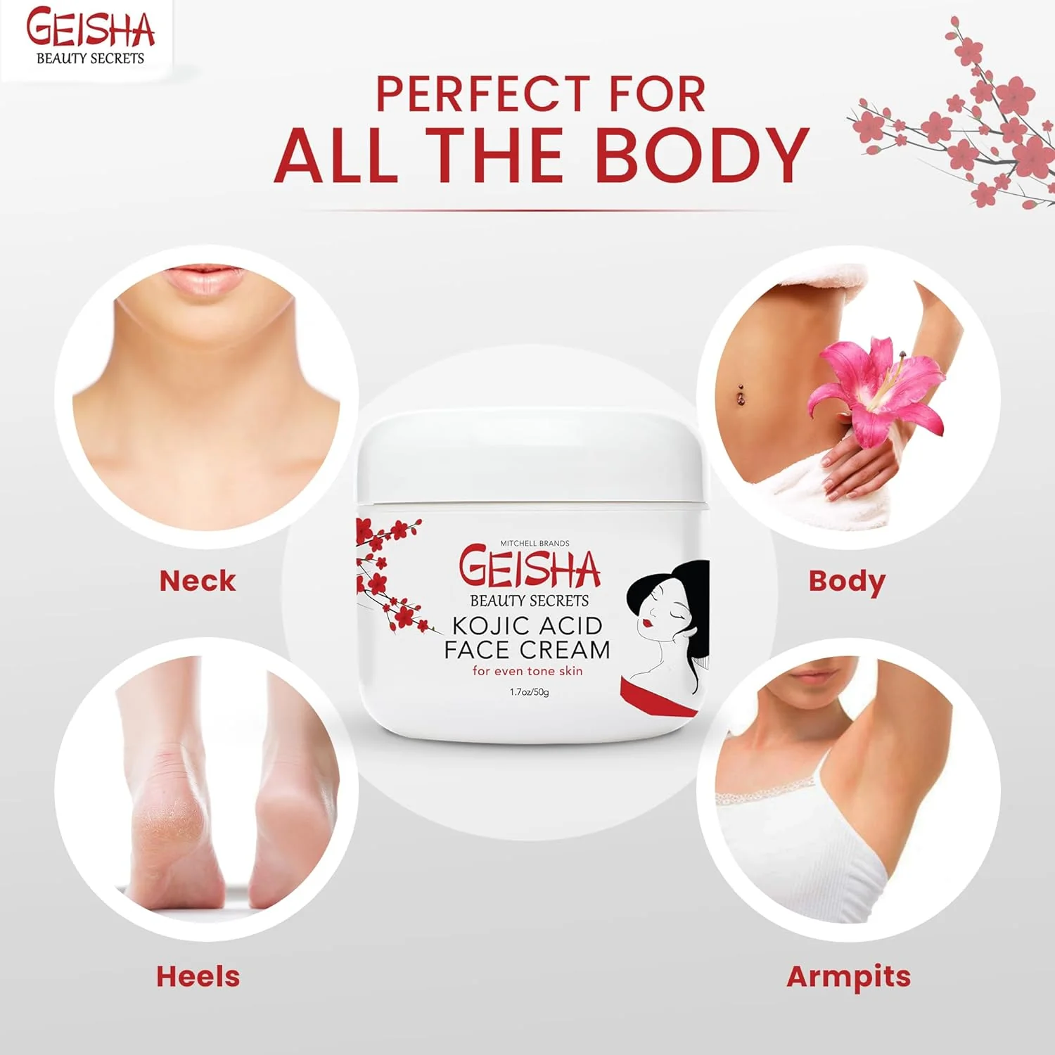 Geisha Active Brightening Cream with Kojic Acid - Image 3