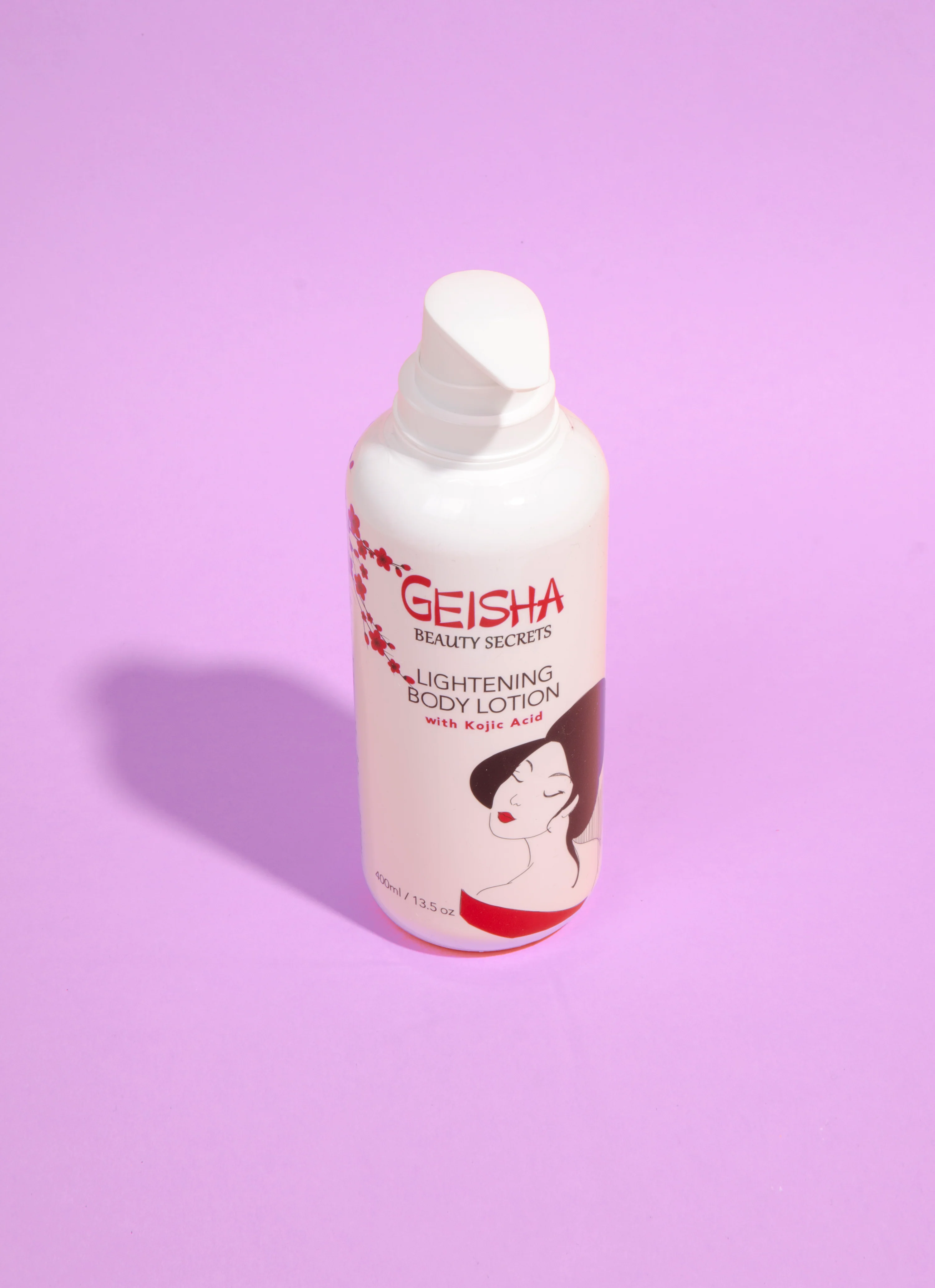 Geisha Beauty Secrets Brightening Body Lotion with Kojic Acid - 400ml / 13 fl oz - Image 4