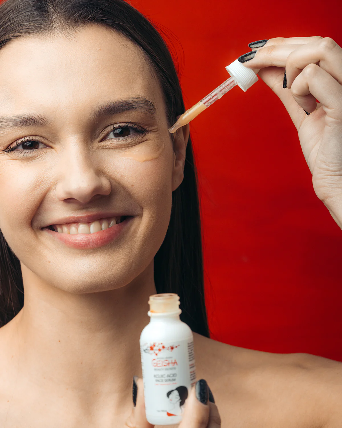 Geisha Kojic Acid Face Brightening Serum - Gluten-free serum - 30ml / 1 fl oz - Image 3