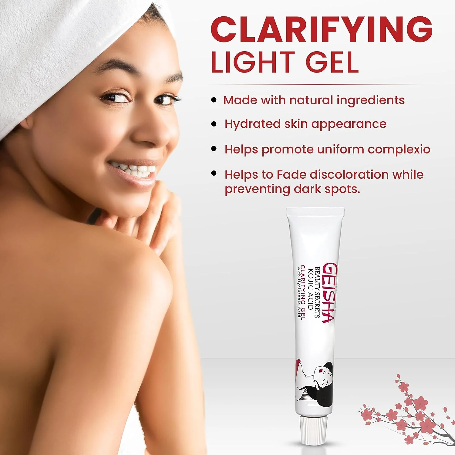 Geisha Clarifying Gel with Kojic Acid & Hyaluronic Acid 30g - Image 7