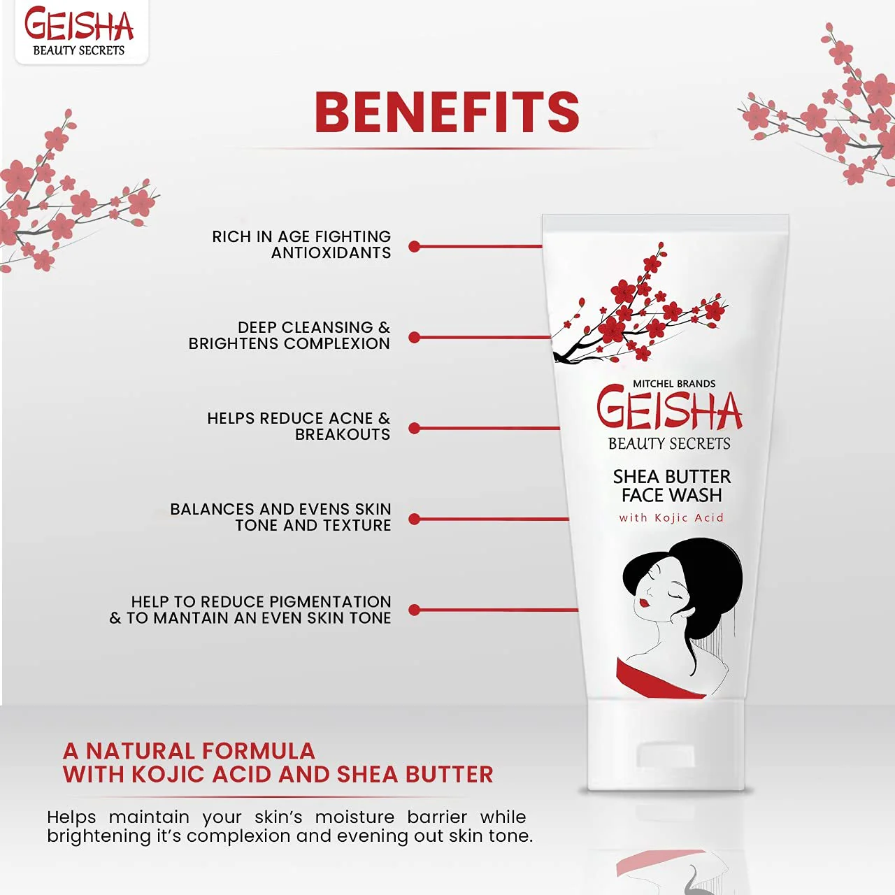 Geisha Face Wash 60ml - Image 5