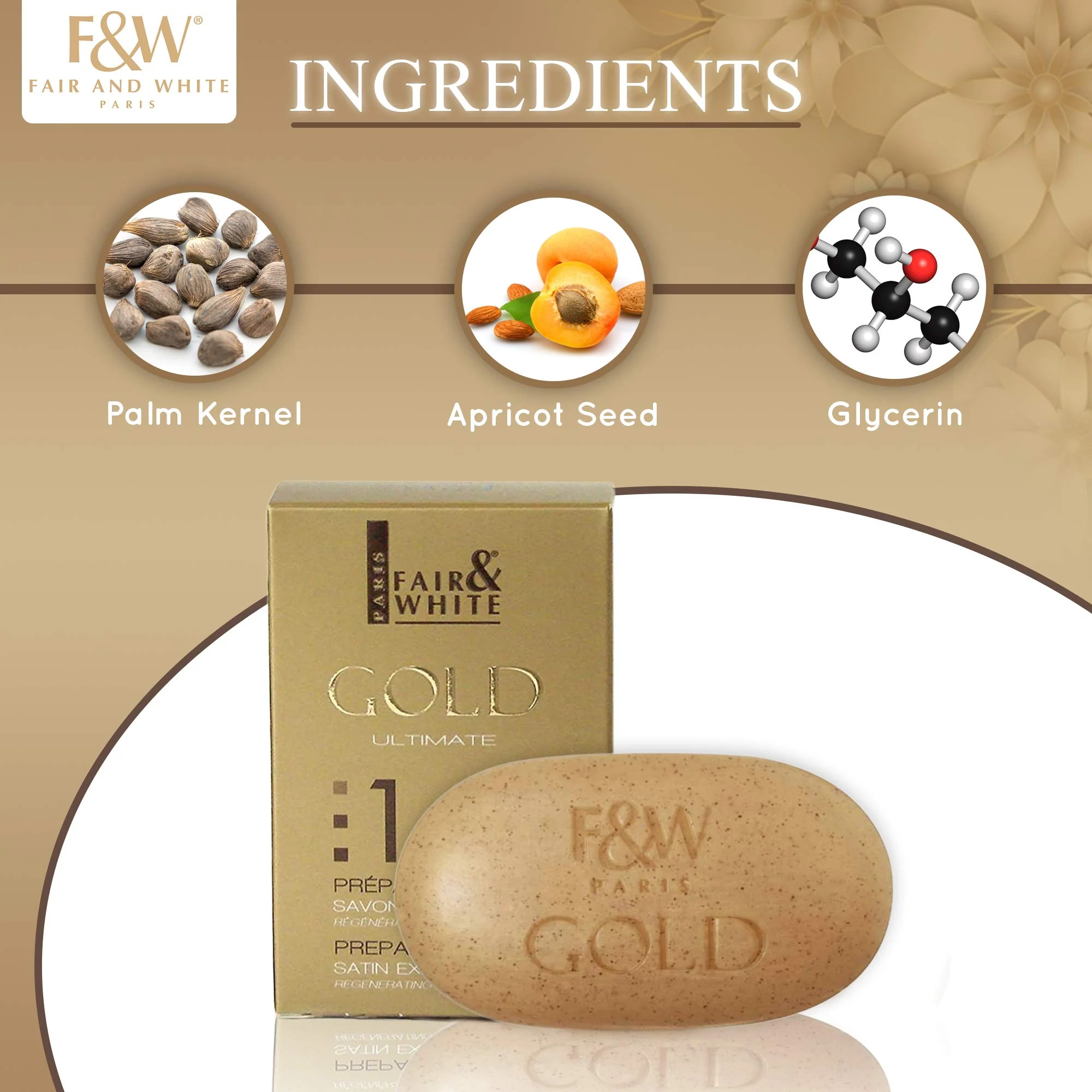 Fair & White Gold Argan Exfoliating Soap - Image 6