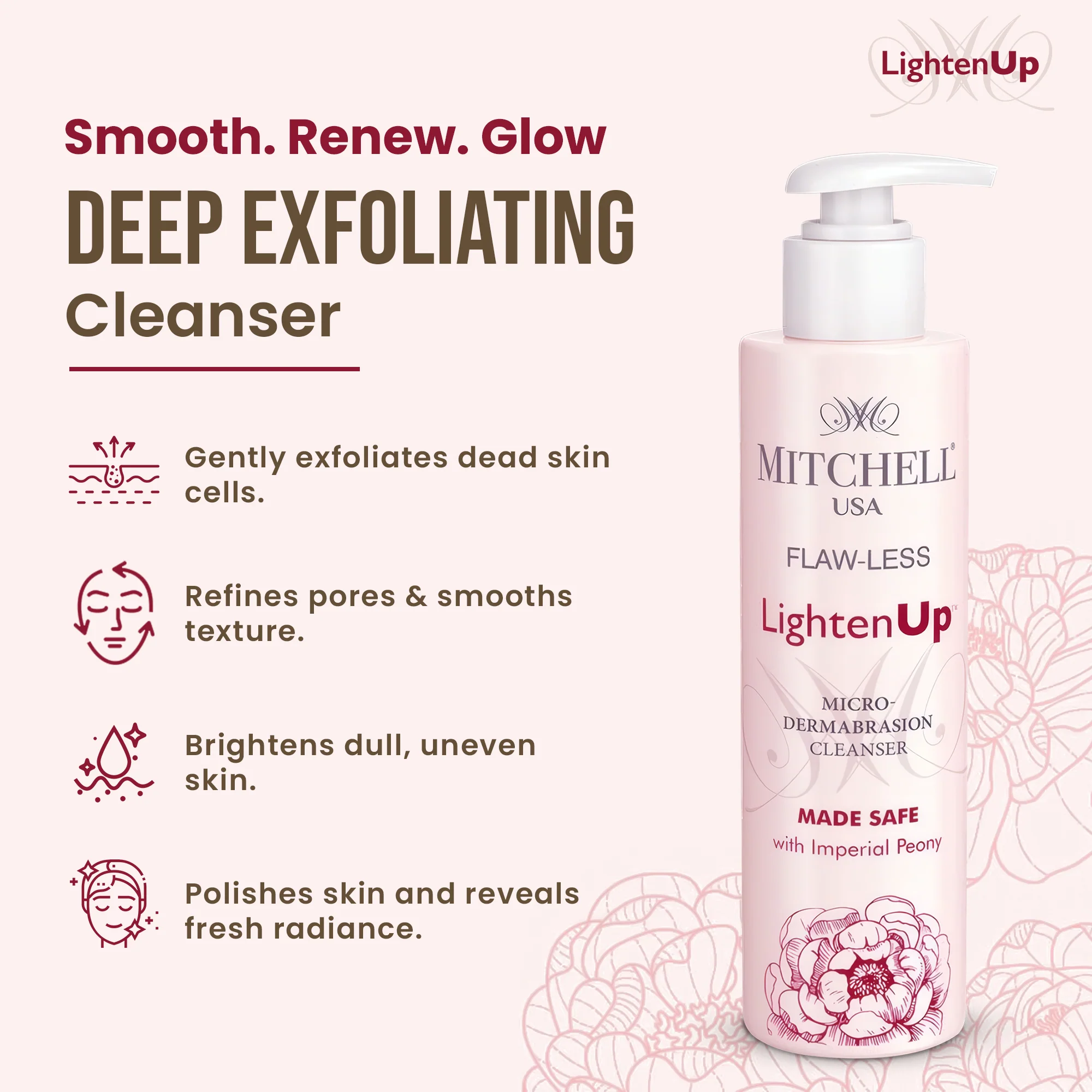 Lighten Up Flaw-Less Micro Dermabrasion Cleanser 150g - Image 12