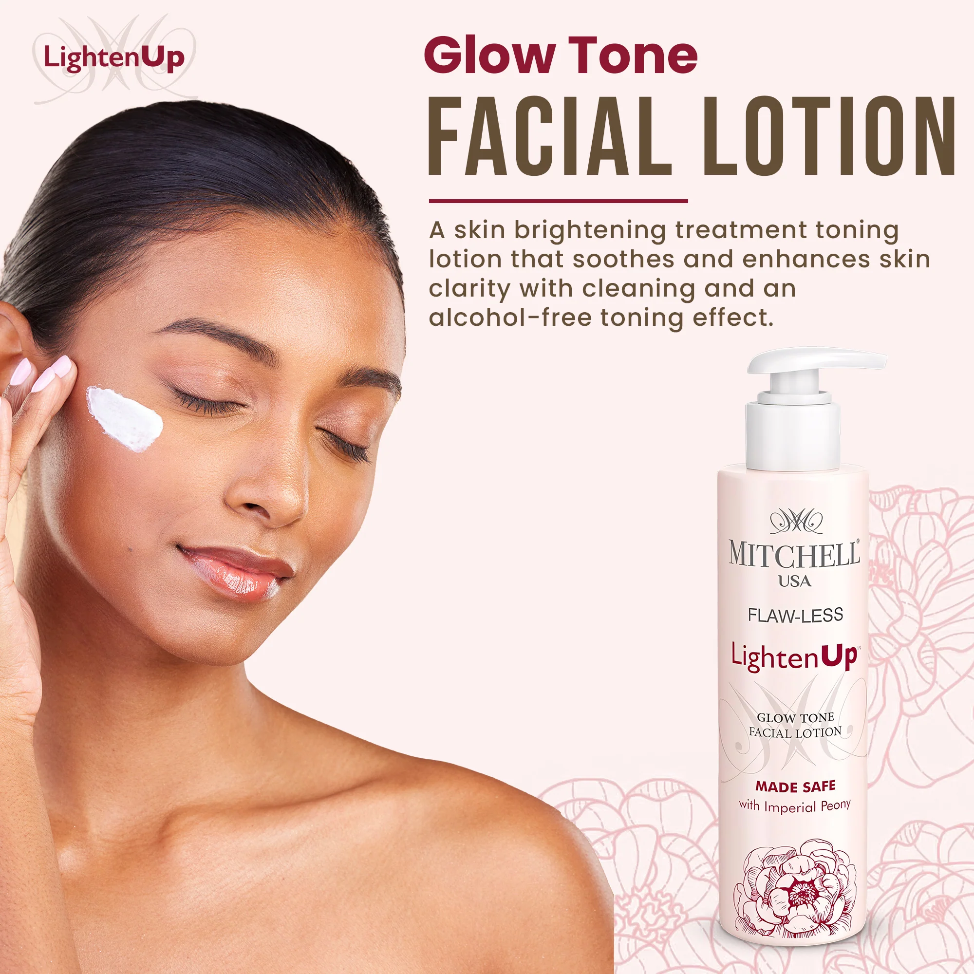Lighten Up Flaw-Less Glow Tone Facial Lotion 100ml - Image 10