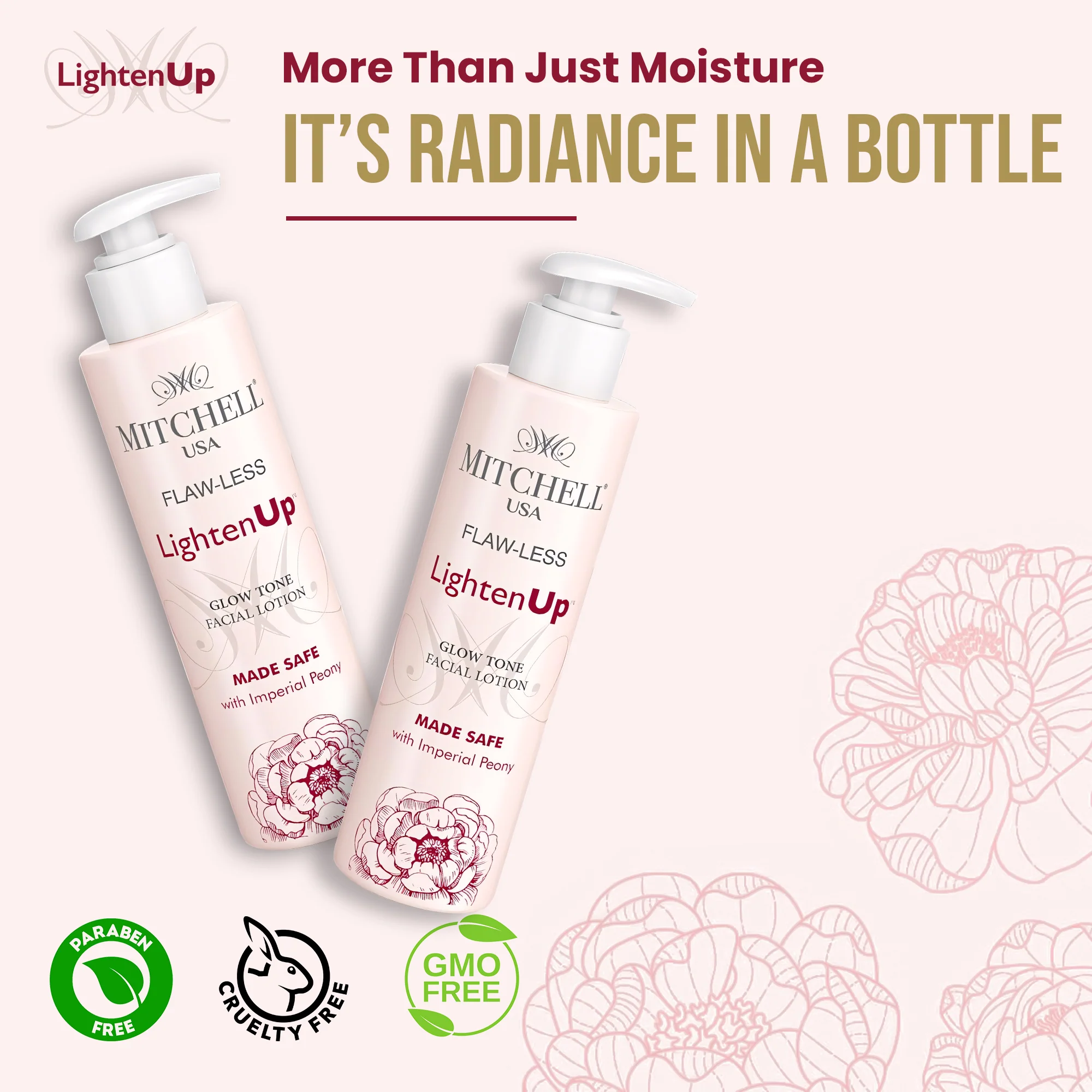 Lighten Up Flaw-Less Glow Tone Facial Lotion 100ml - Image 15