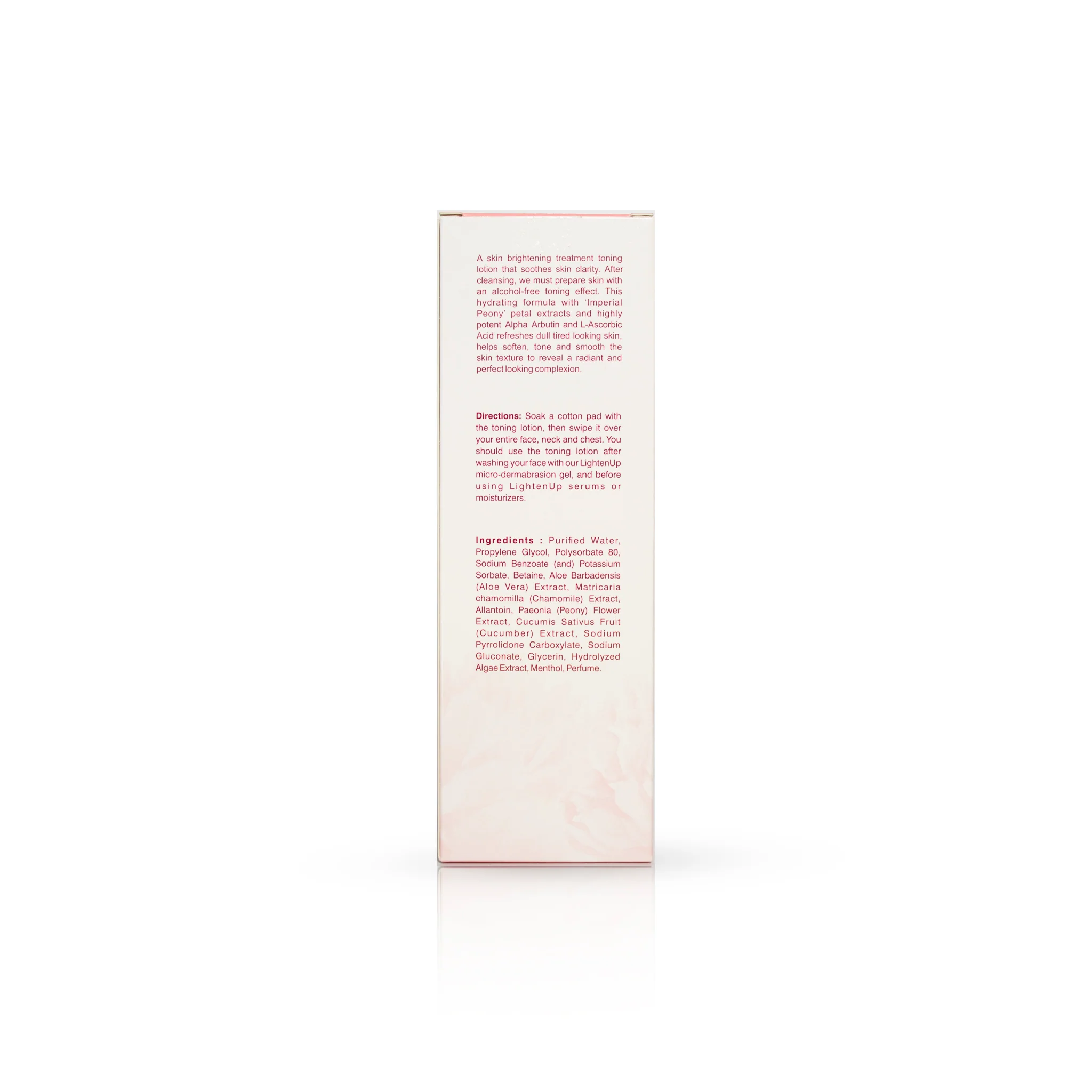 Lighten Up Flaw-Less Glow Tone Facial Lotion 100ml - Image 4