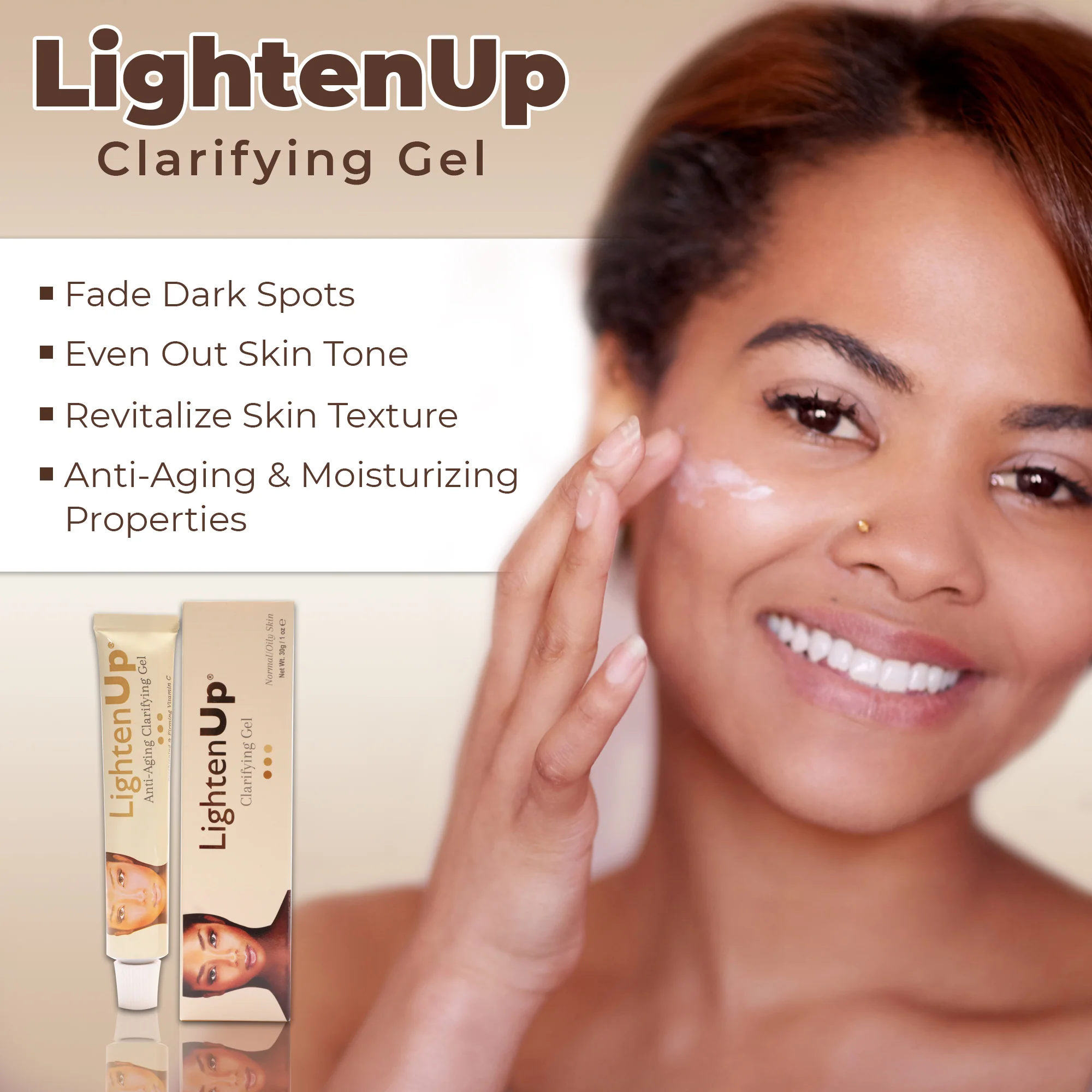 LightenUp Anti-Aging Clarifying Gel - 30g / 1 Oz - Image 4