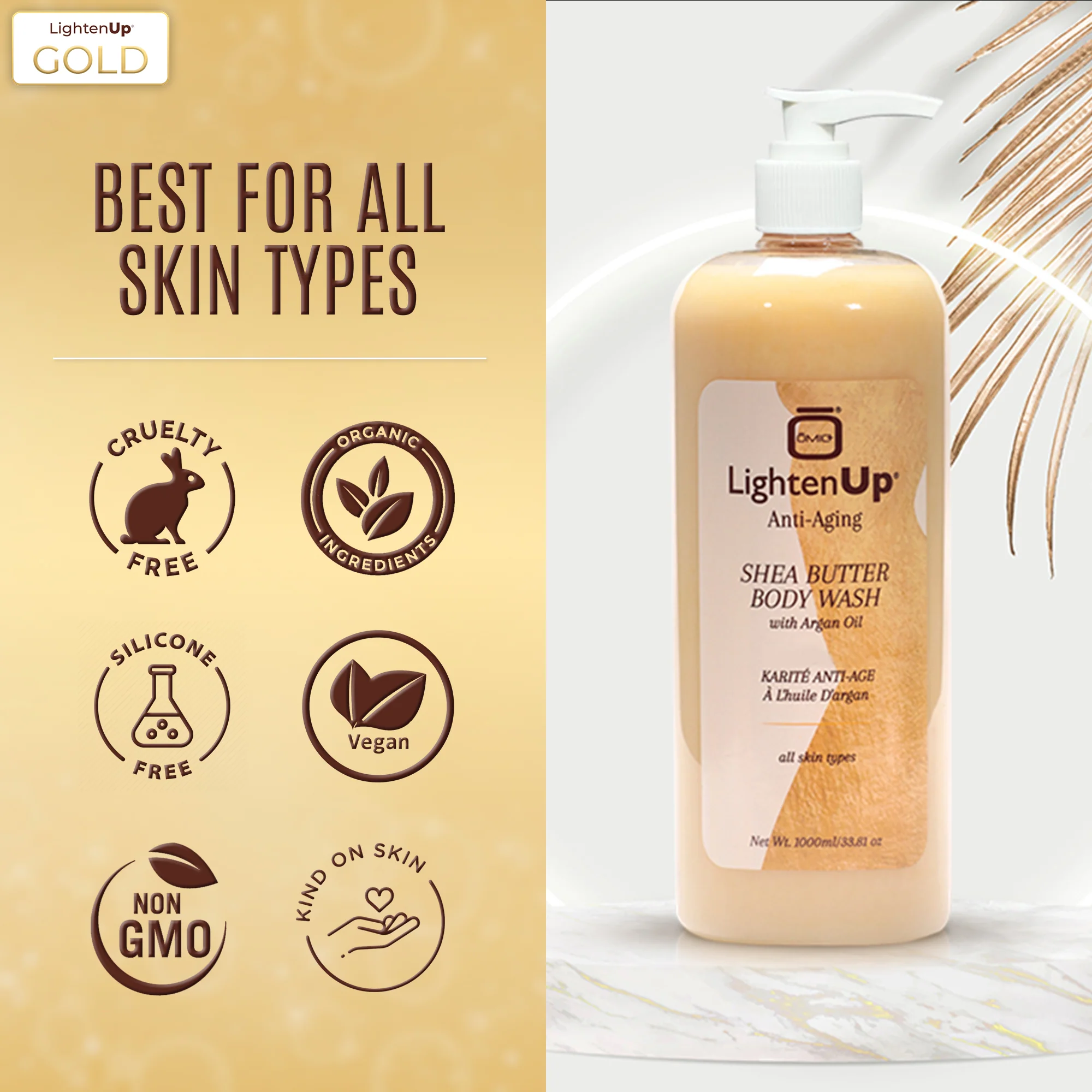 Lighten Up Anti-Aging Shower Gel - 1000ml - Image 6