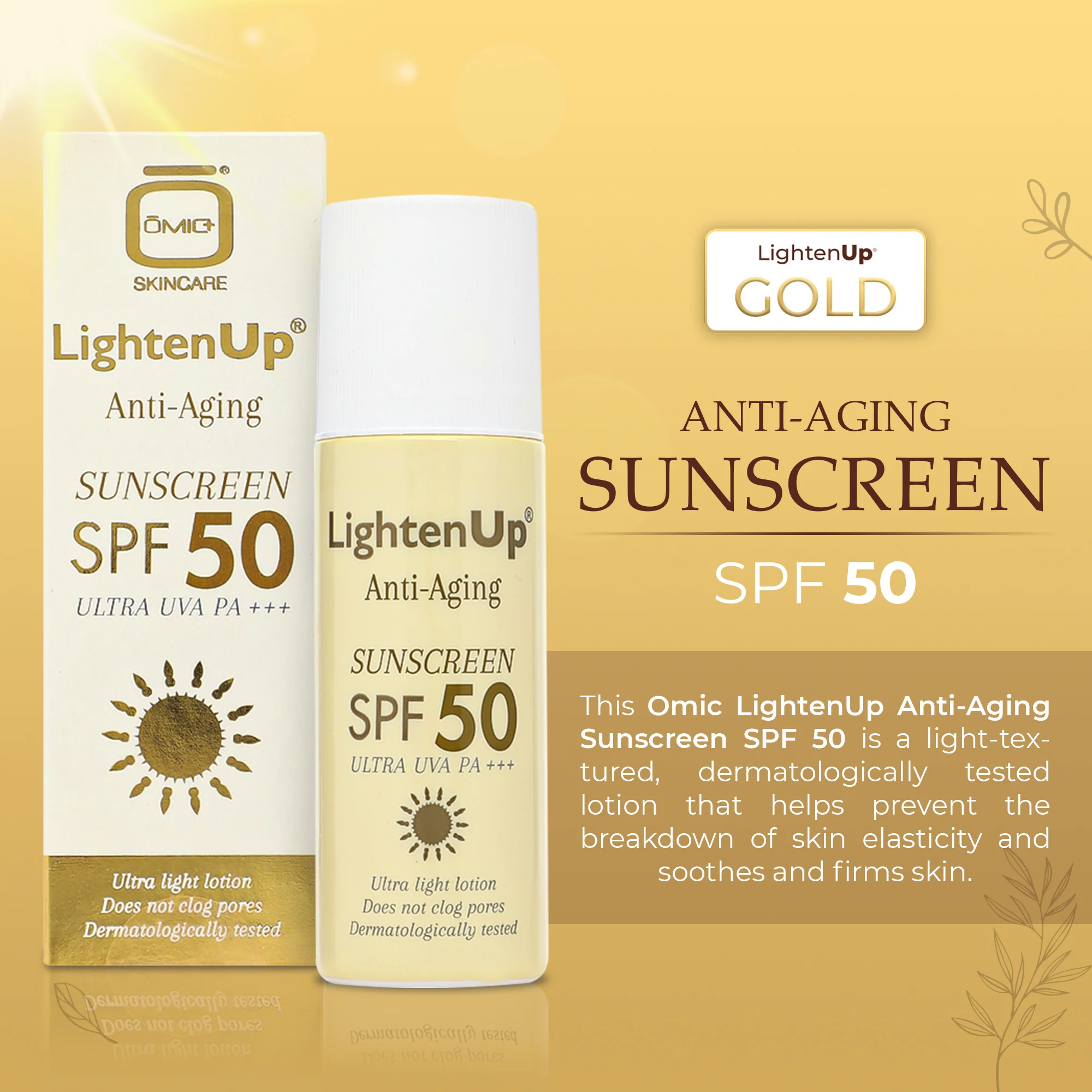 LightenUp Anti-Aging Sunscreen SPF 50 - Image 5