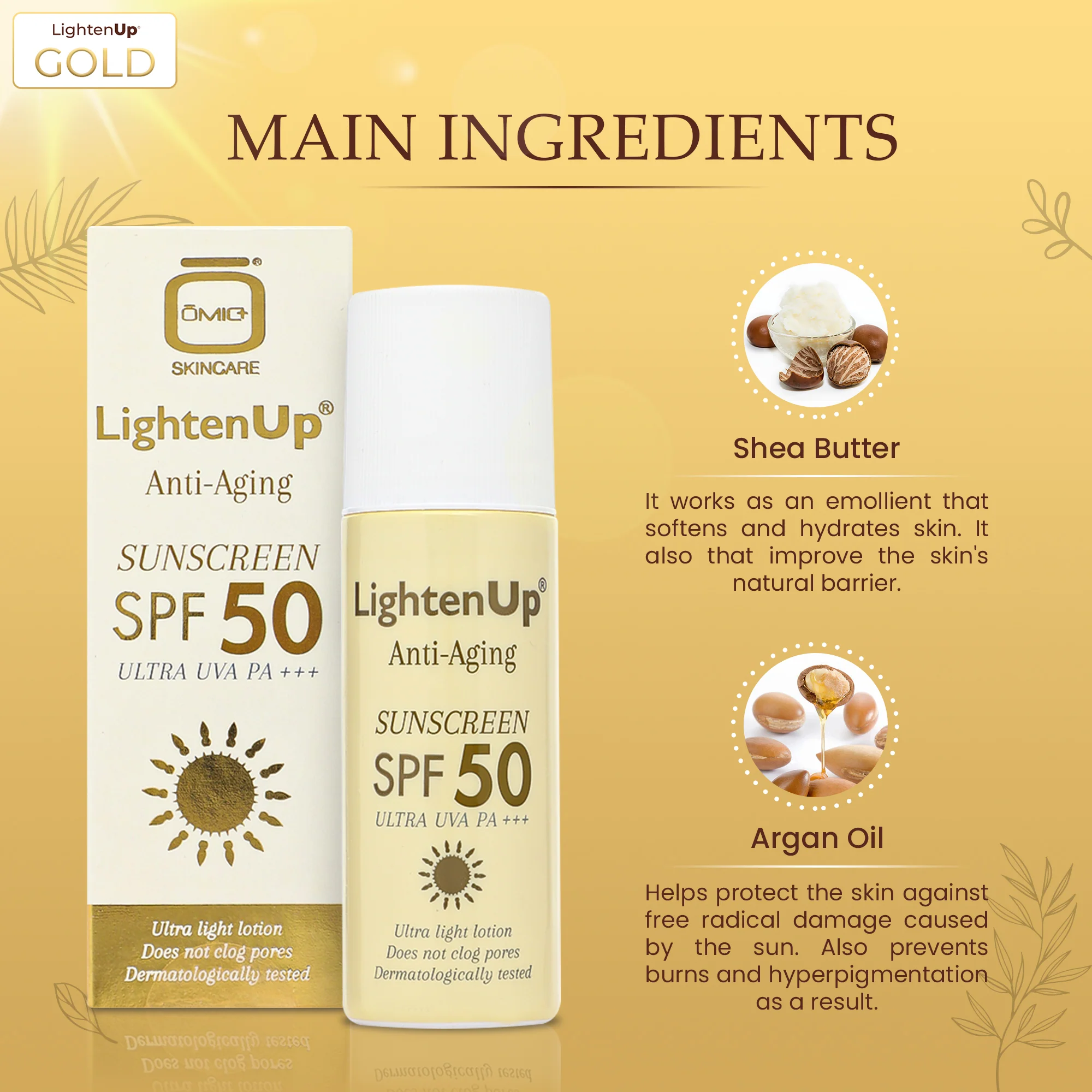 LightenUp Anti-Aging Sunscreen SPF 50 - Image 6