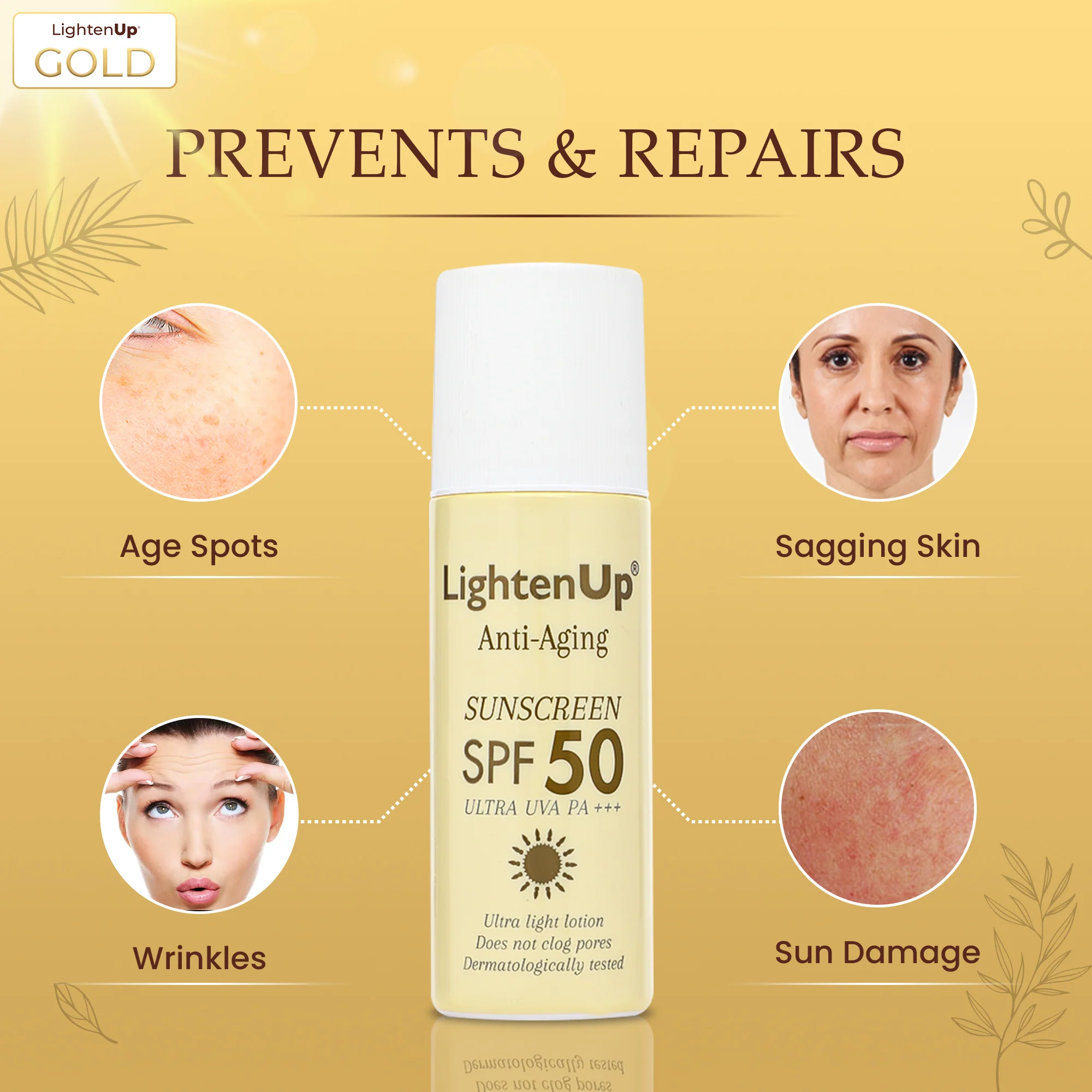 LightenUp Anti-Aging Sunscreen SPF 50 - Image 7
