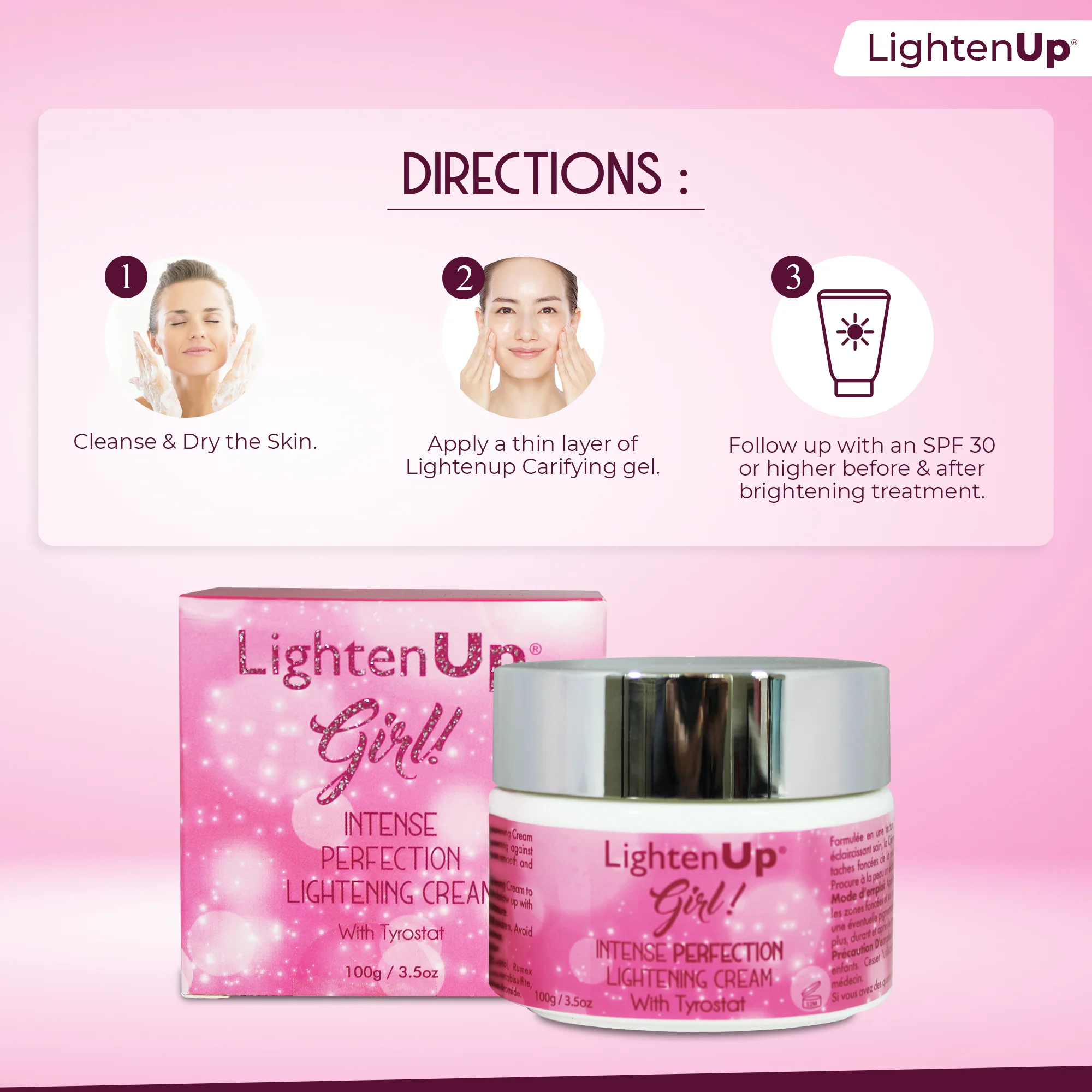 LightenUp Girl! Intense Perfection Brightening Cream - 100g / 3.5 Oz - Image 6