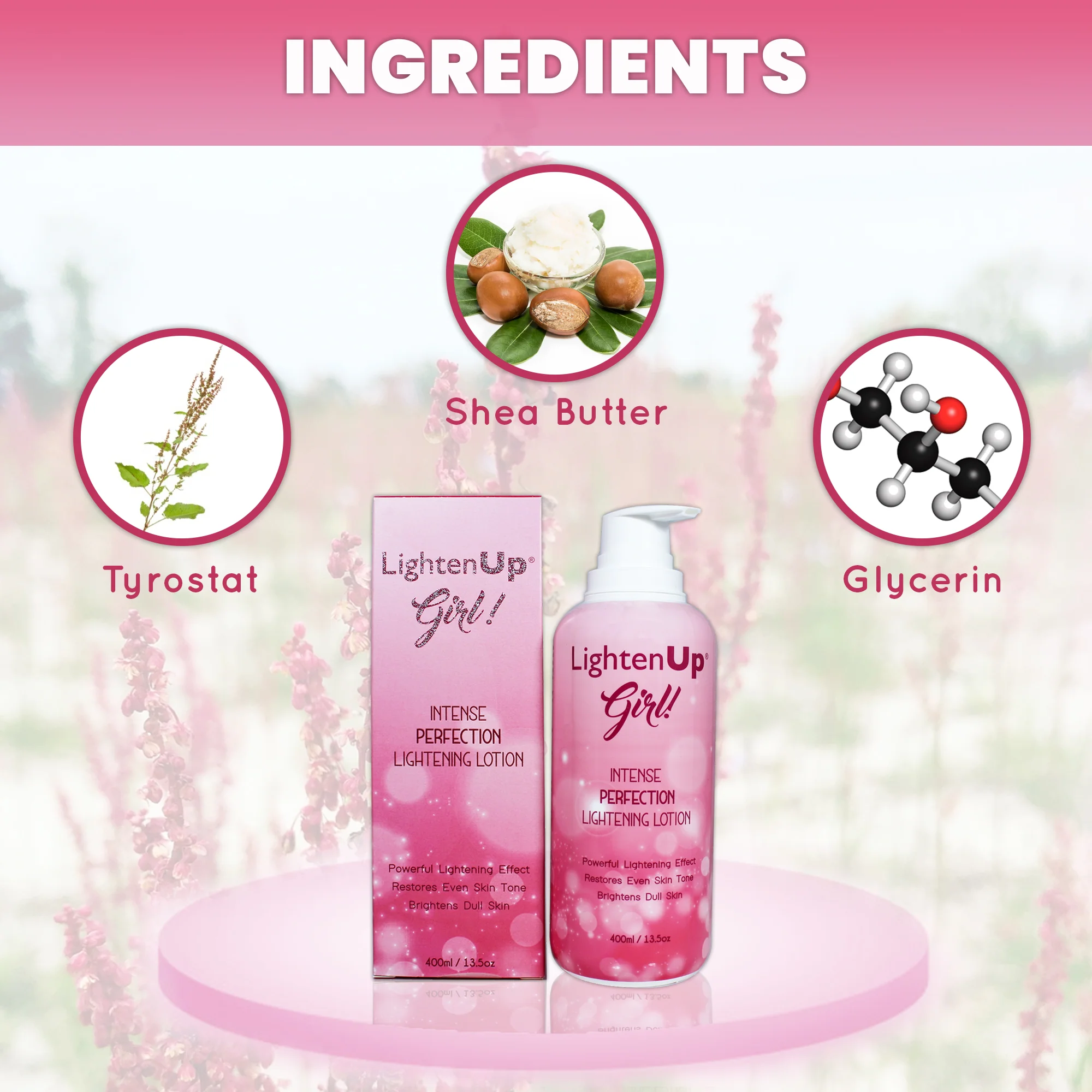 LightenUp Girl! Intense Perfection Brightening Lotion - 400ml / 13.5 Oz - Image 6