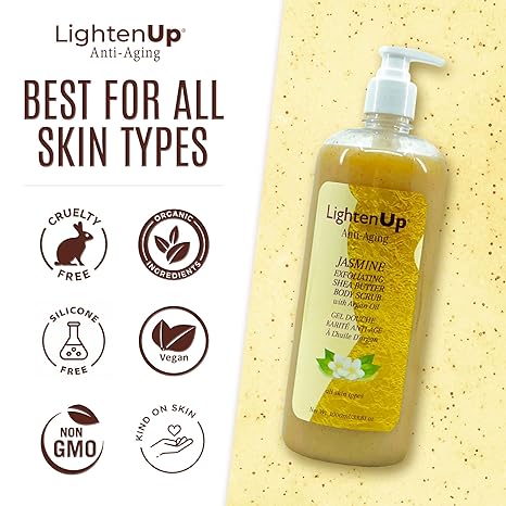 LightenUp Gold Jasmine Shower Gel 1000ml - Image 7
