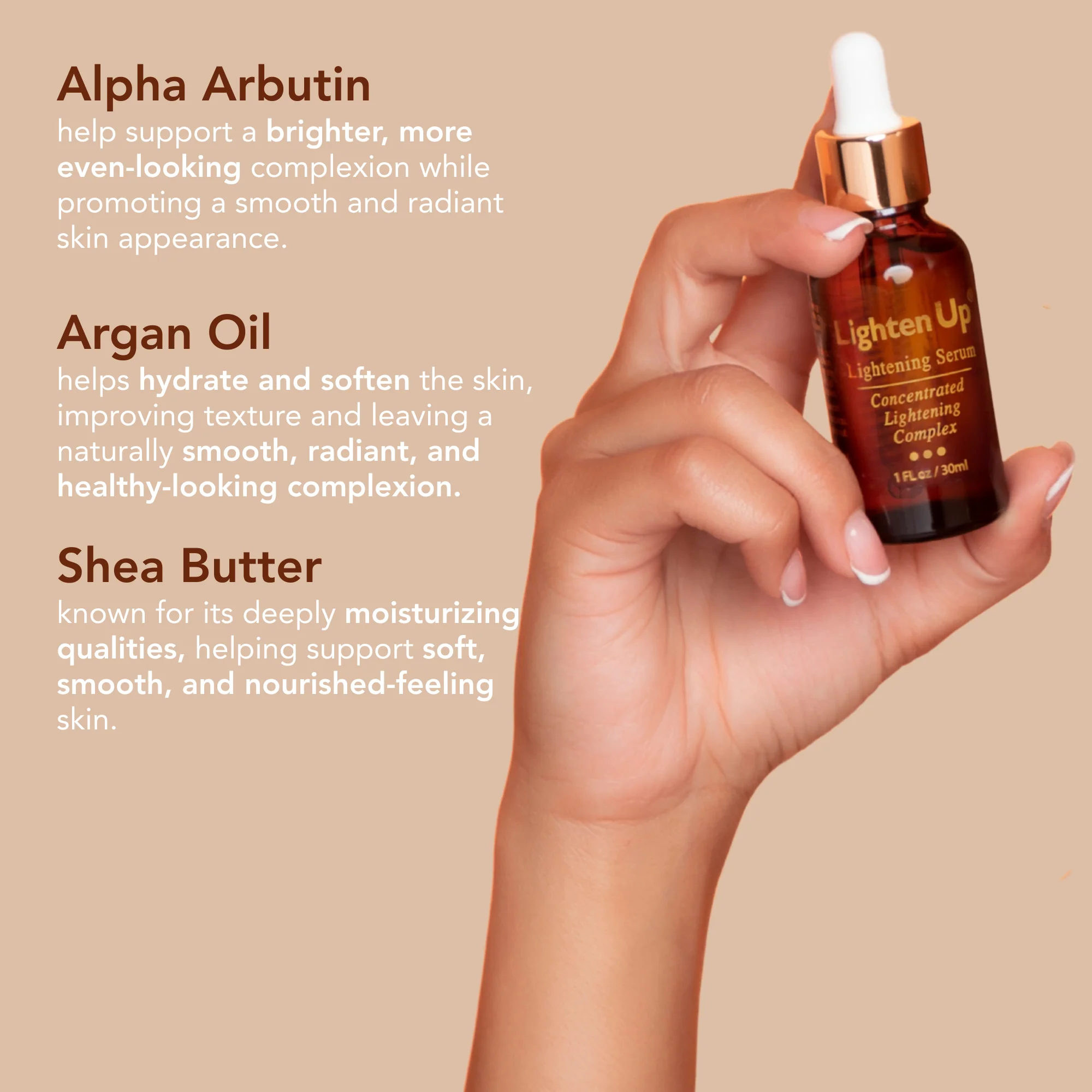 LightenUp Anti-Aging Brightening Serum - 30ml / 1 Fl Oz - Image 5