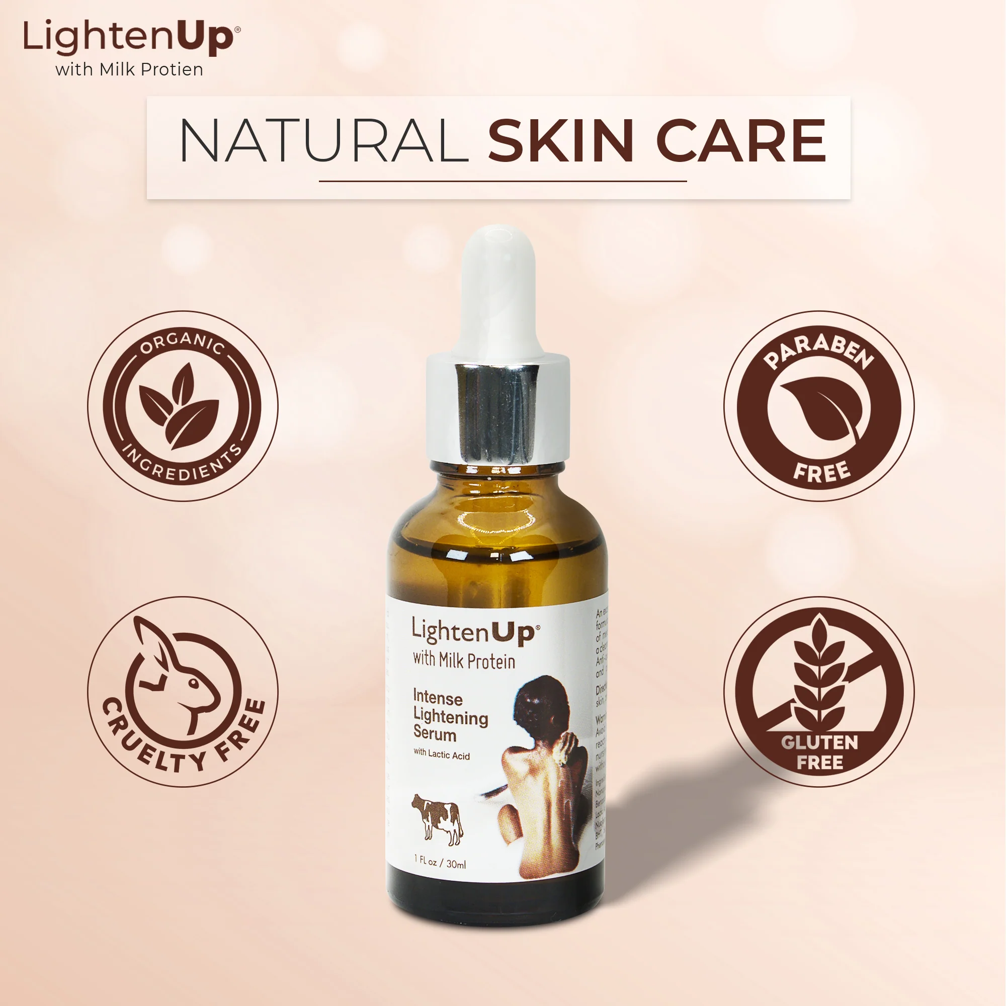 Lightenup Lactic Acid Active Intense Brightening Serum - 30ml - Image 6