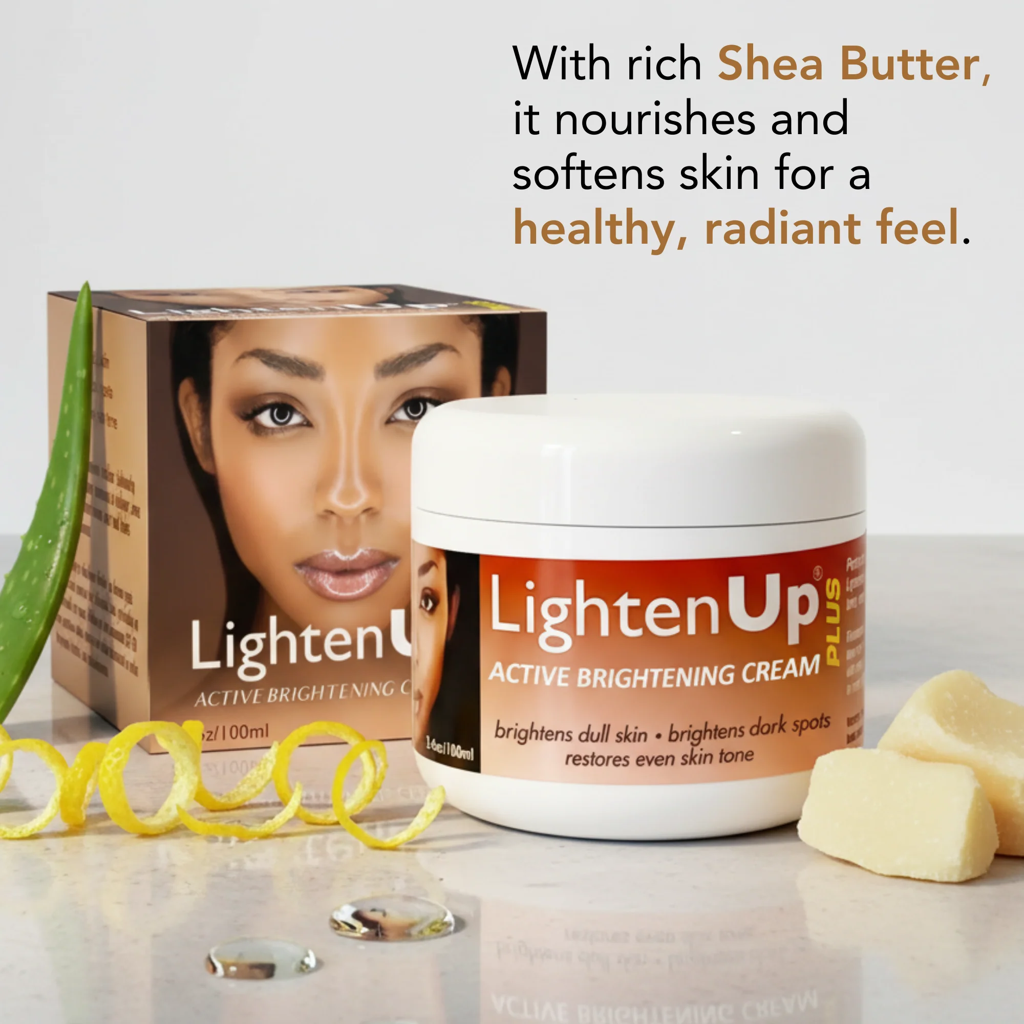 LightenUp Plus Active Brightening Cream 100ml / 3.4 fl oz - Image 6