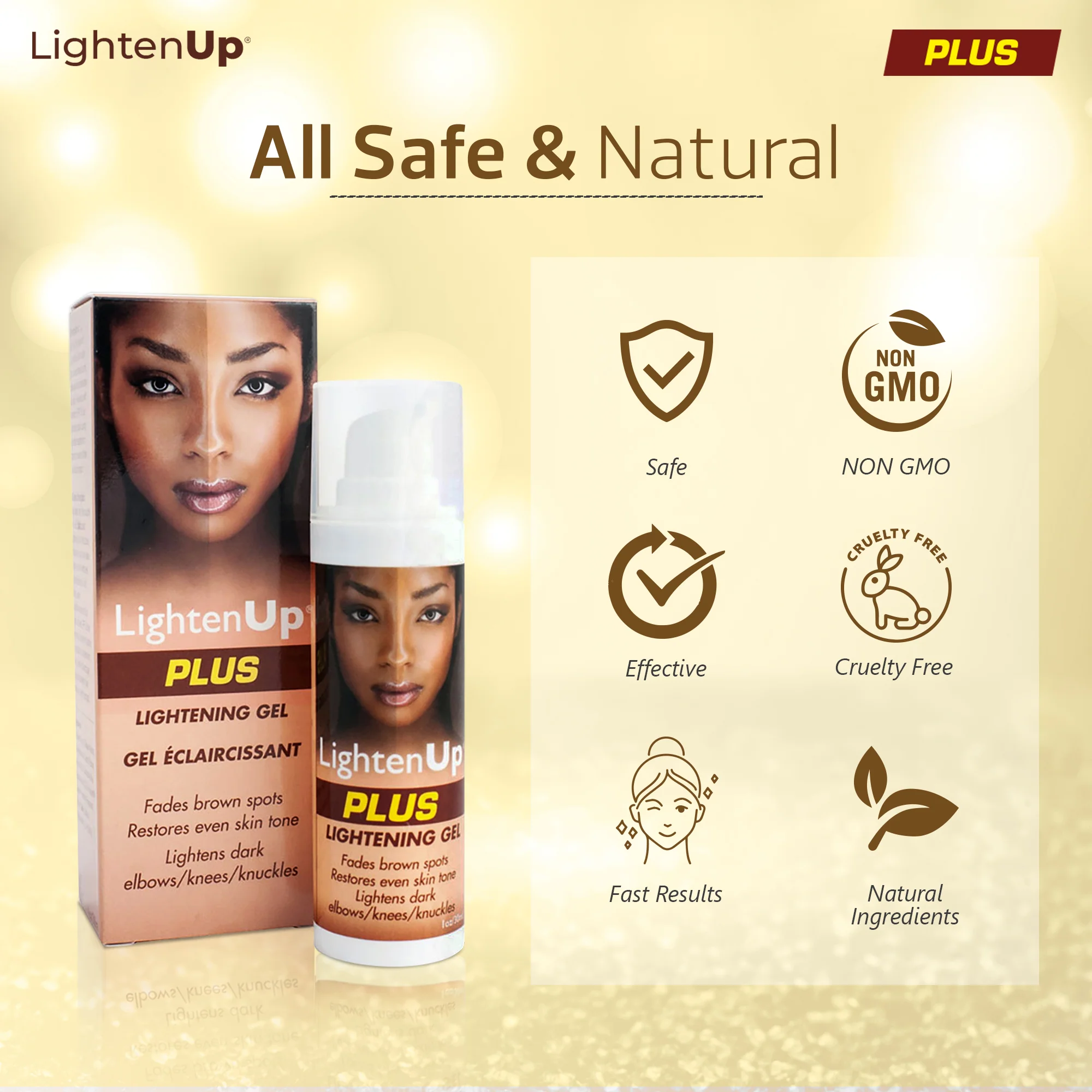 LightenUp Plus Brightening Gel Pump With Alpha Arbutin 30ml / 1 fl oz - Image 7