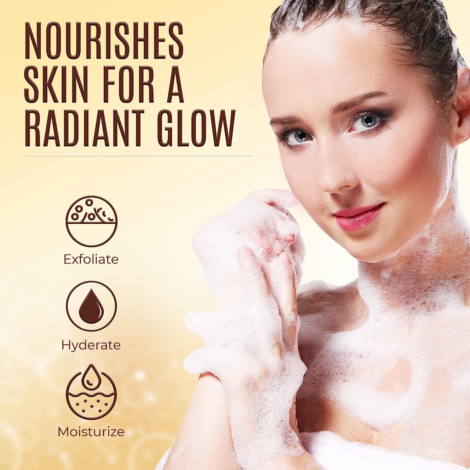 LightenUp Plus Exfoliating Papaya Body Wash With Shea Butter 1000ml / 33.81 fl oz - Image 5