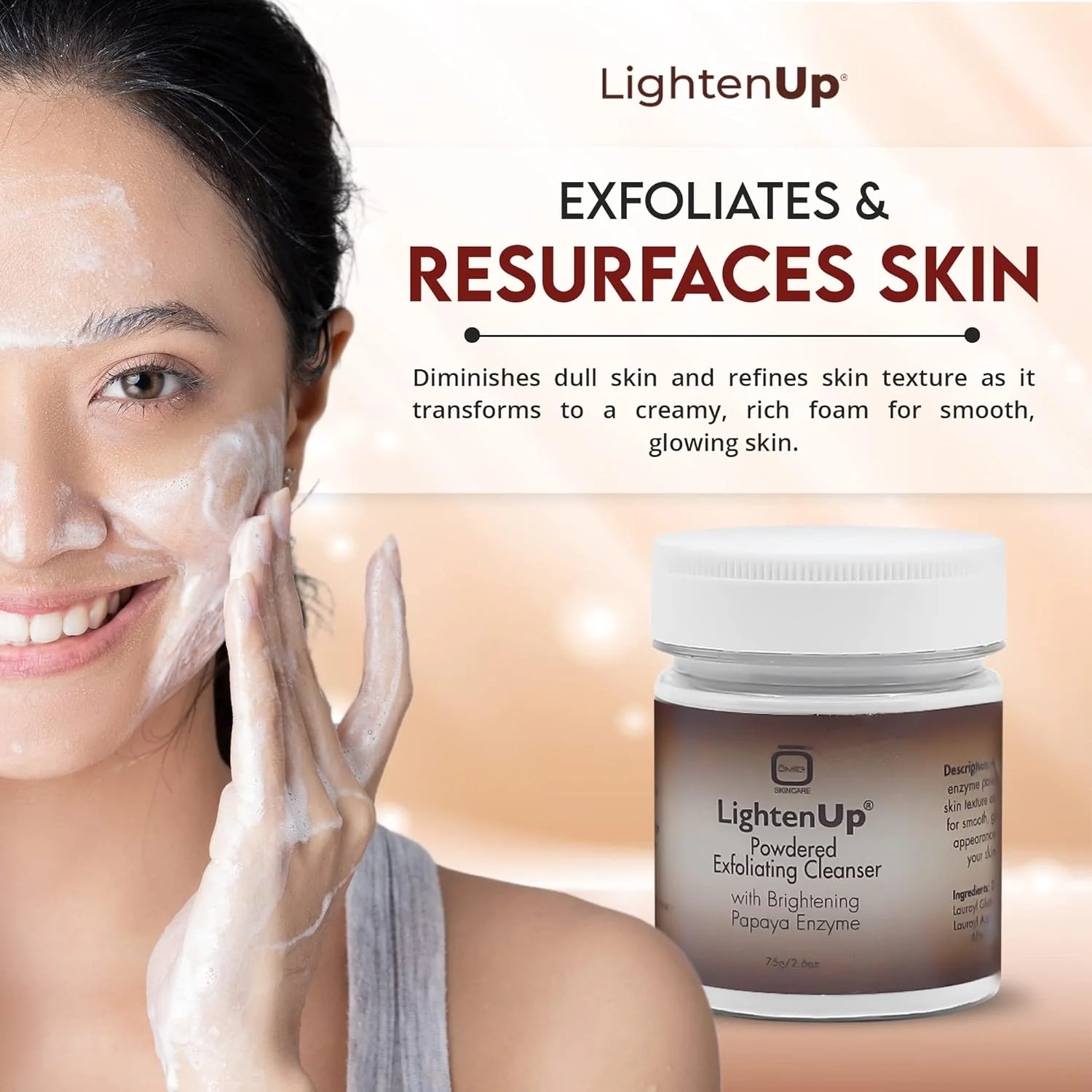 LightenUp Plus Powdered Exfoliating Cleanser 75g / 2.6 fl oz - Image 8