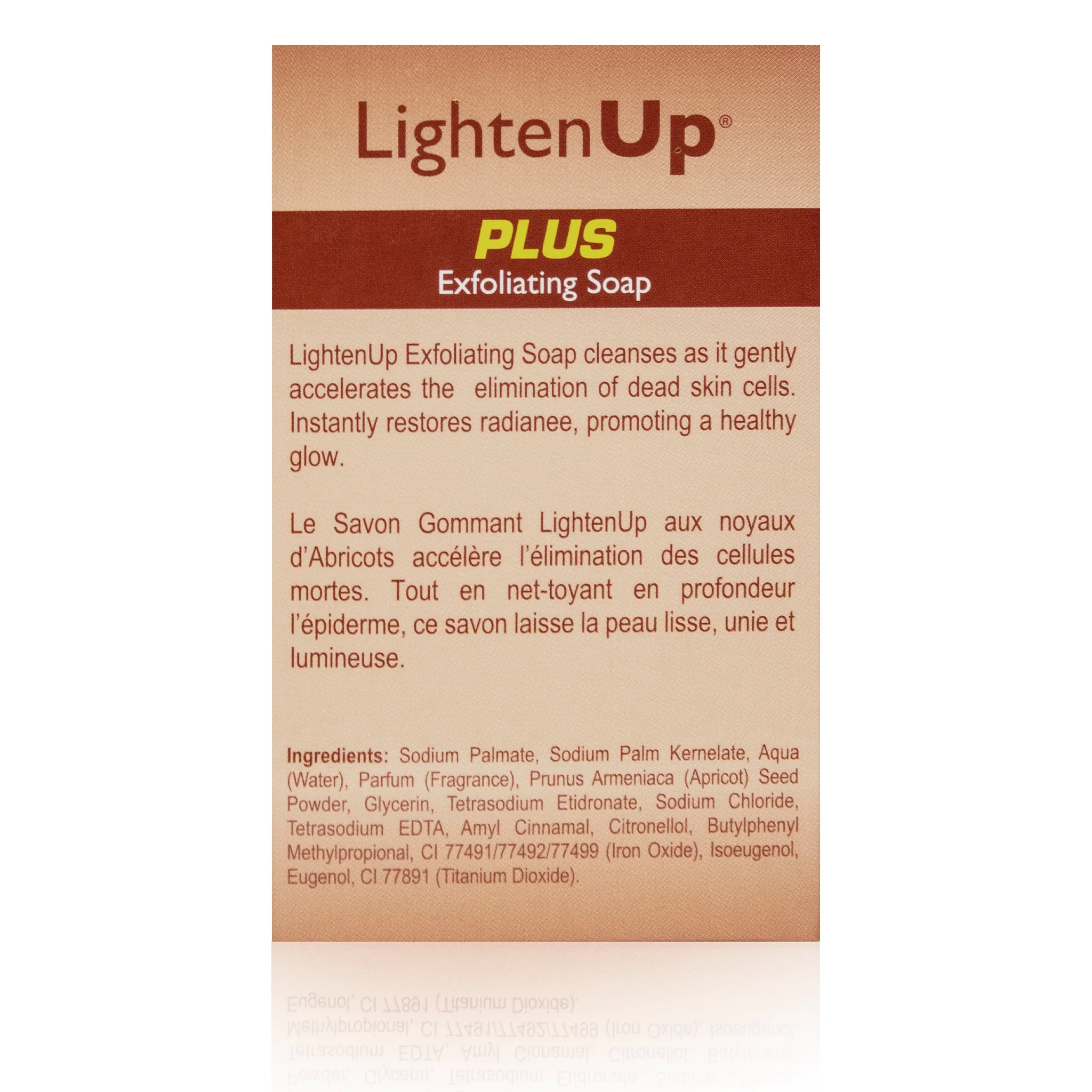LightenUp Plus Shea Butter Exfoliating Soap 200g / 7.1 fl oz - Image 3