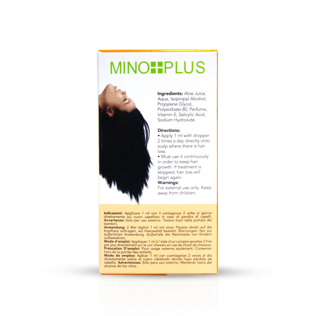 Hair Growth Serum - MinoPlus Natural Rejuvenator with Aloe 30ml - Image 4