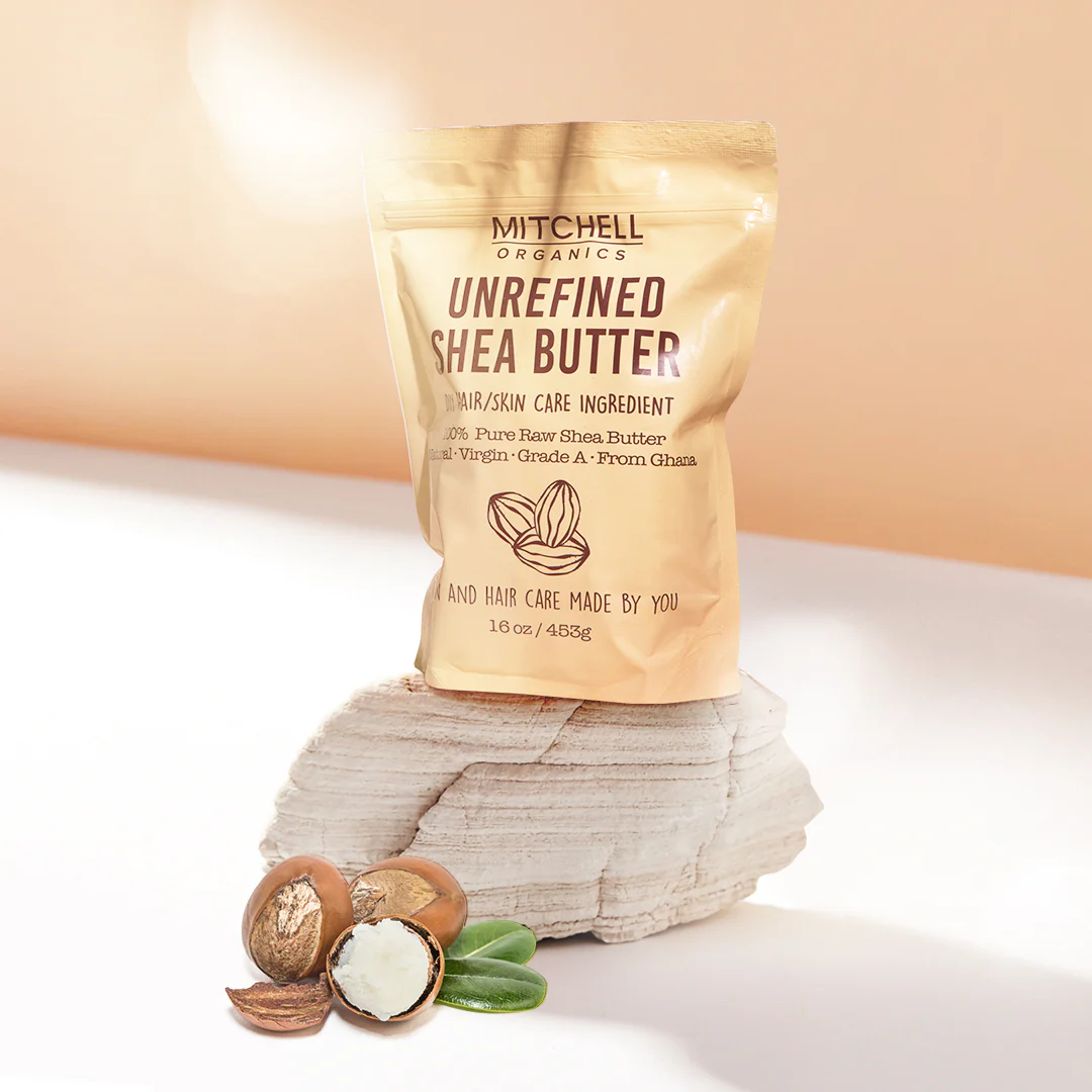 Mitchell Organics Unrefined Shea Butter Bar 16oz - Image 7