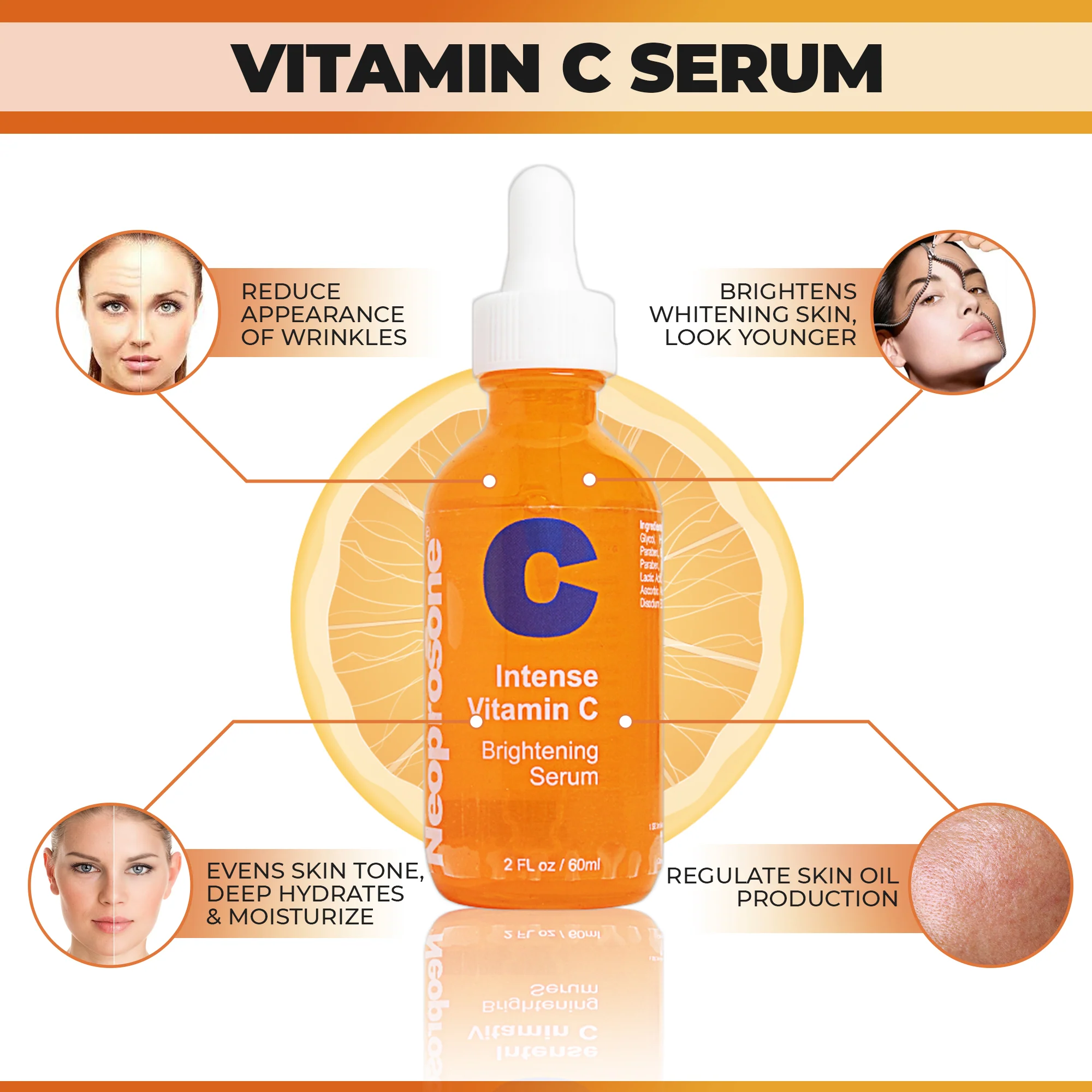 Neoprosone Intense Vitamin C Serum - 2 Fl oz / 60ml - Image 6
