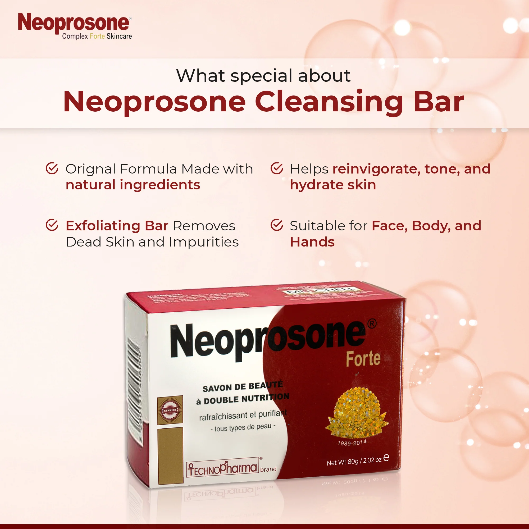 Neoprosone Technopharma Anti-Bacterial Soap 80gr - Image 6