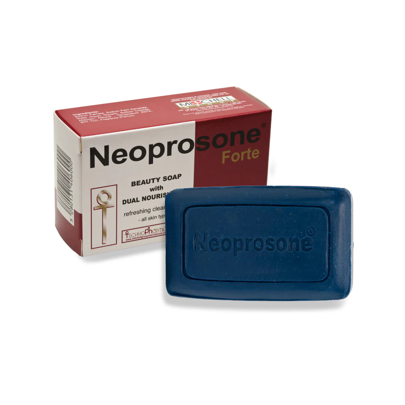 Neoprosone Exfoliating Soap - Cleansing Bar Soap - 200g / 7.1oz - Image 3