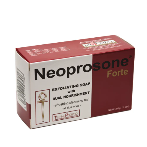 Neoprosone Exfoliating Soap - Cleansing Bar Soap - 200g / 7.1oz - Image 4