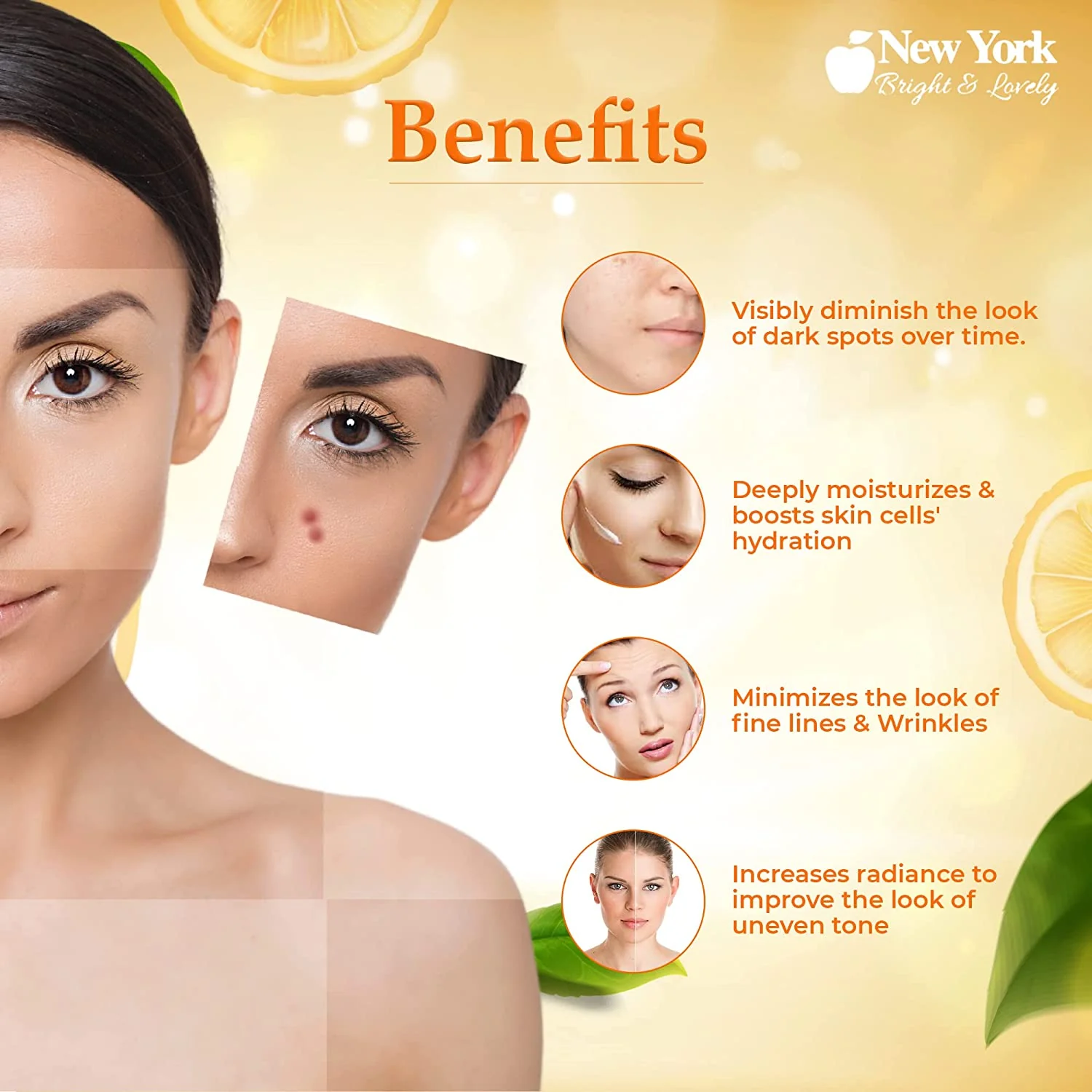 New York Bright & Lovely Foaming Wash with Vit C 150ml - Image 6