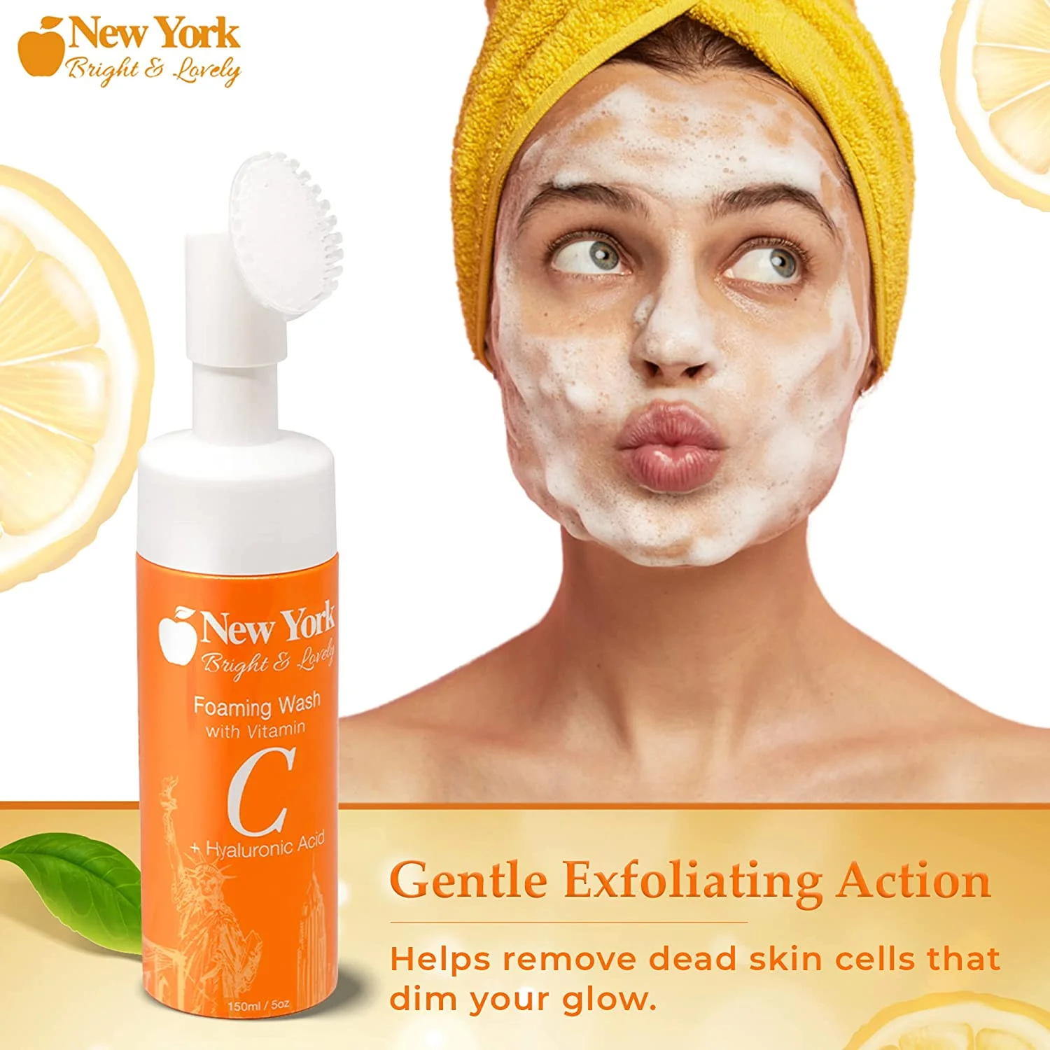 New York Bright & Lovely Foaming Wash with Vit C 150ml - Image 9