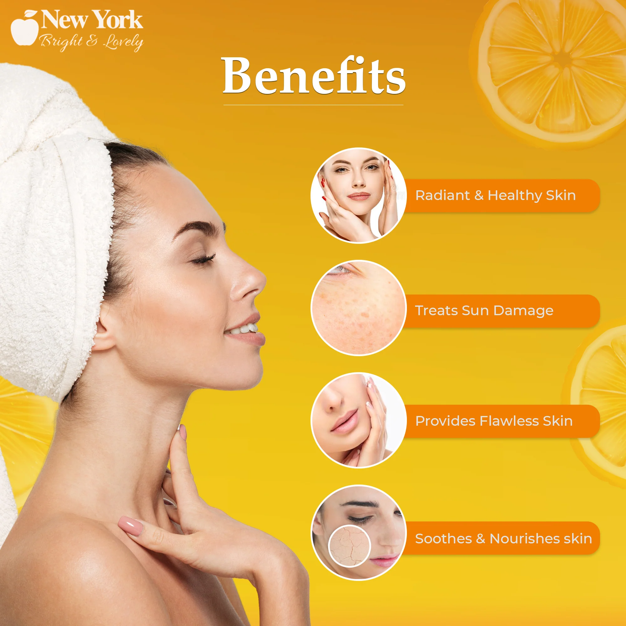 New York Bright & Lovely Brightening Soap with Vitamin C and Hyaluronic Acid - 200g / 7 Oz - Image 4