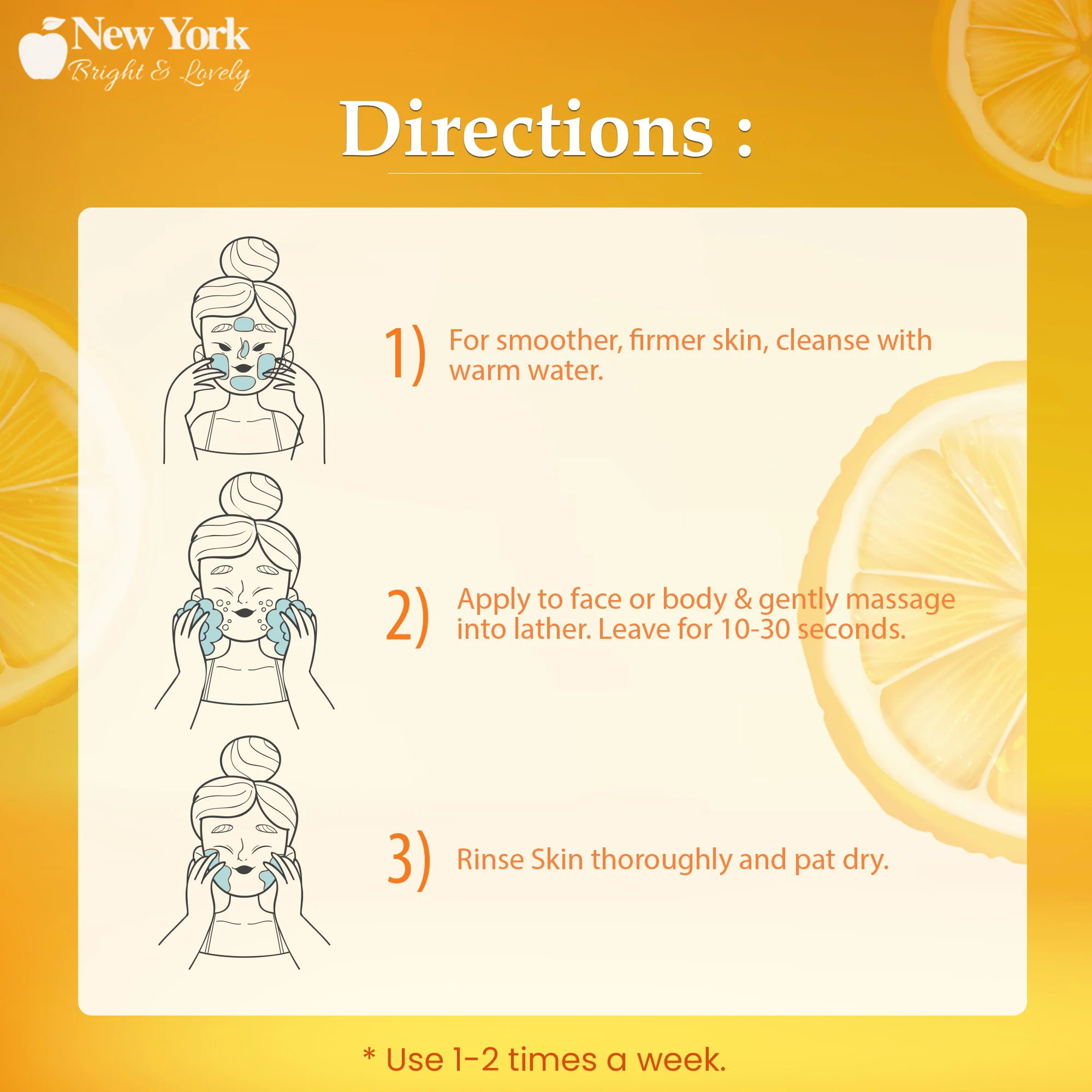 New York Bright & Lovely Brightening Soap with Vitamin C and Hyaluronic Acid - 200g / 7 Oz - Image 6