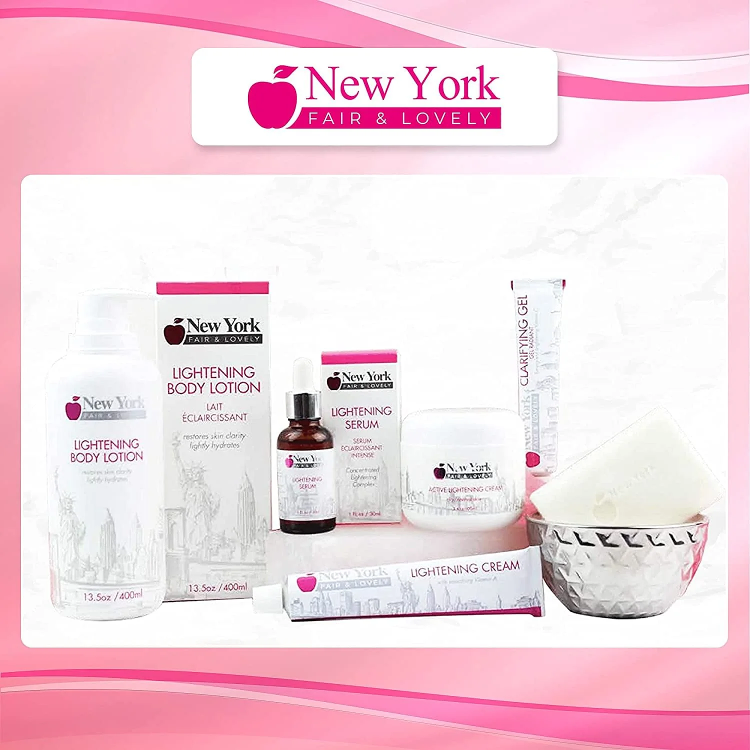 New York Fair & Lovely Cleansing Bar Soap - 200g / 7.1 Oz - Image 3