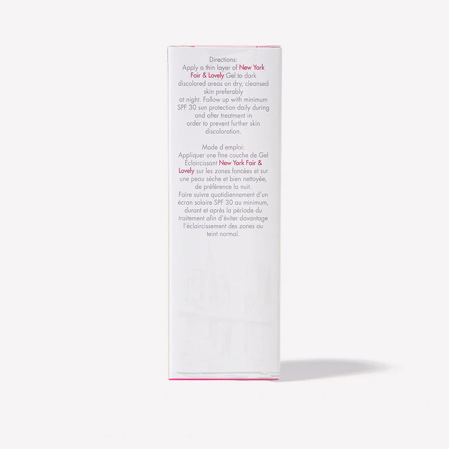 New York Fair & Lovely Brightening Gel Plus – 30ml / 1 oz - Image 3