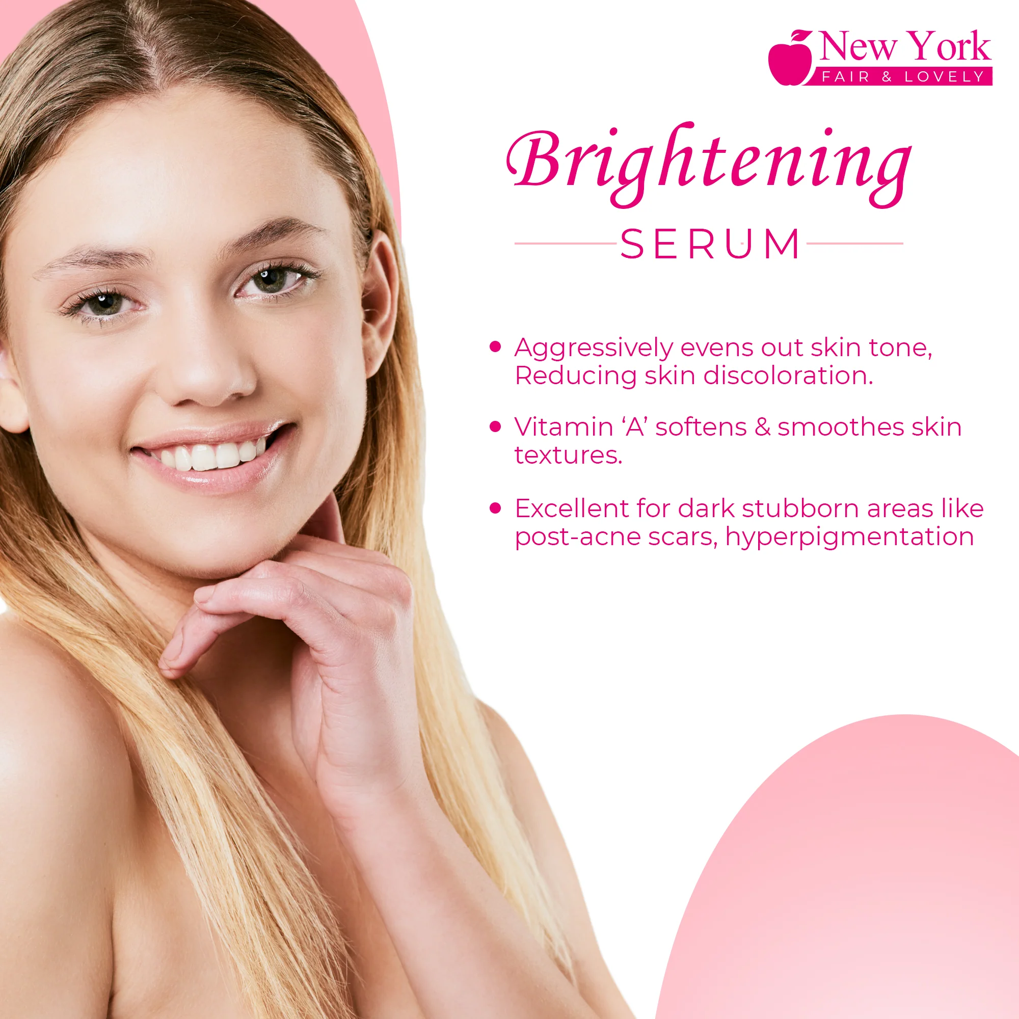 New York Fair & Lovely Brightening Serum - 30ml / 1 Fl Oz - Image 3
