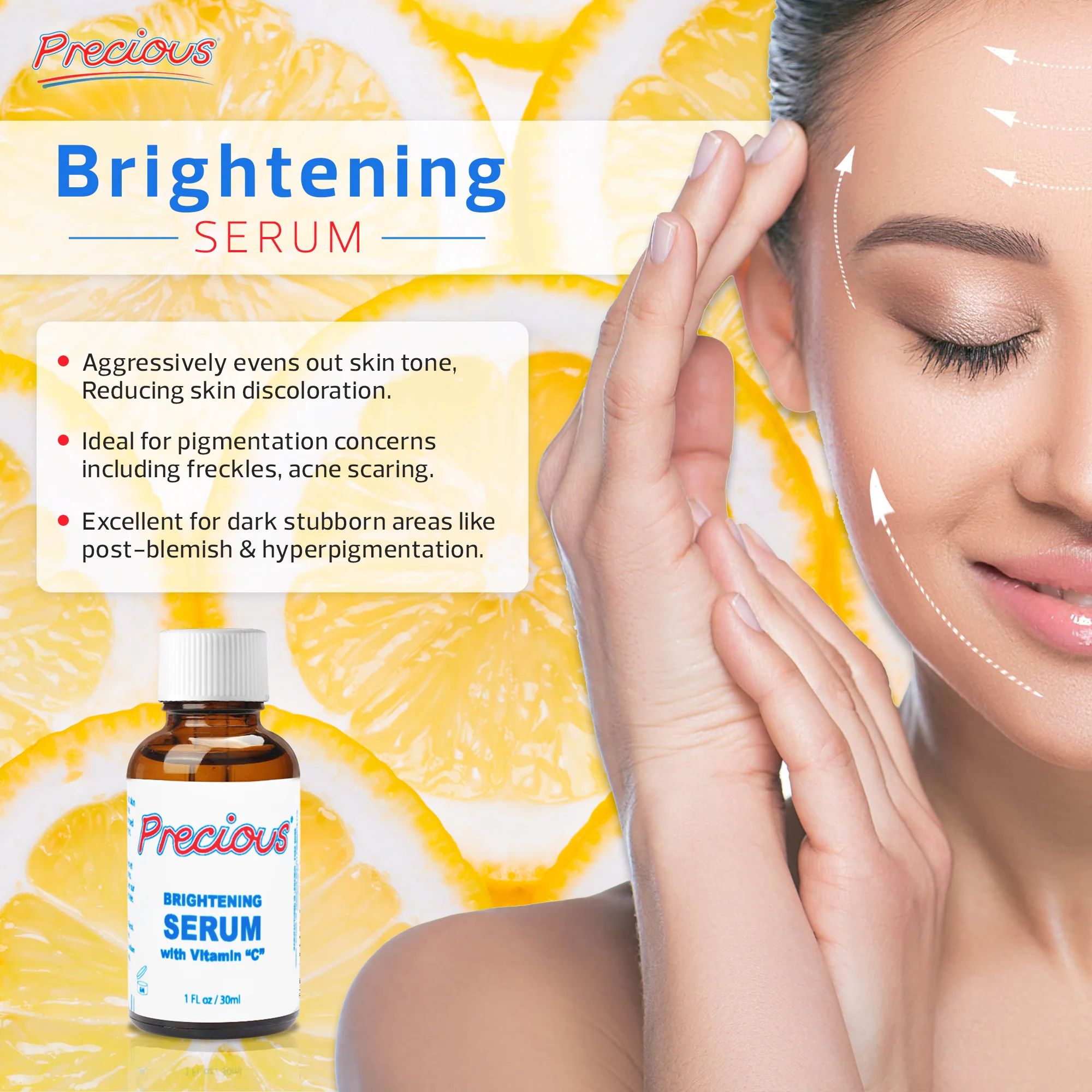 Precious Brightening Serum with Vitamin C 30ml - Image 3