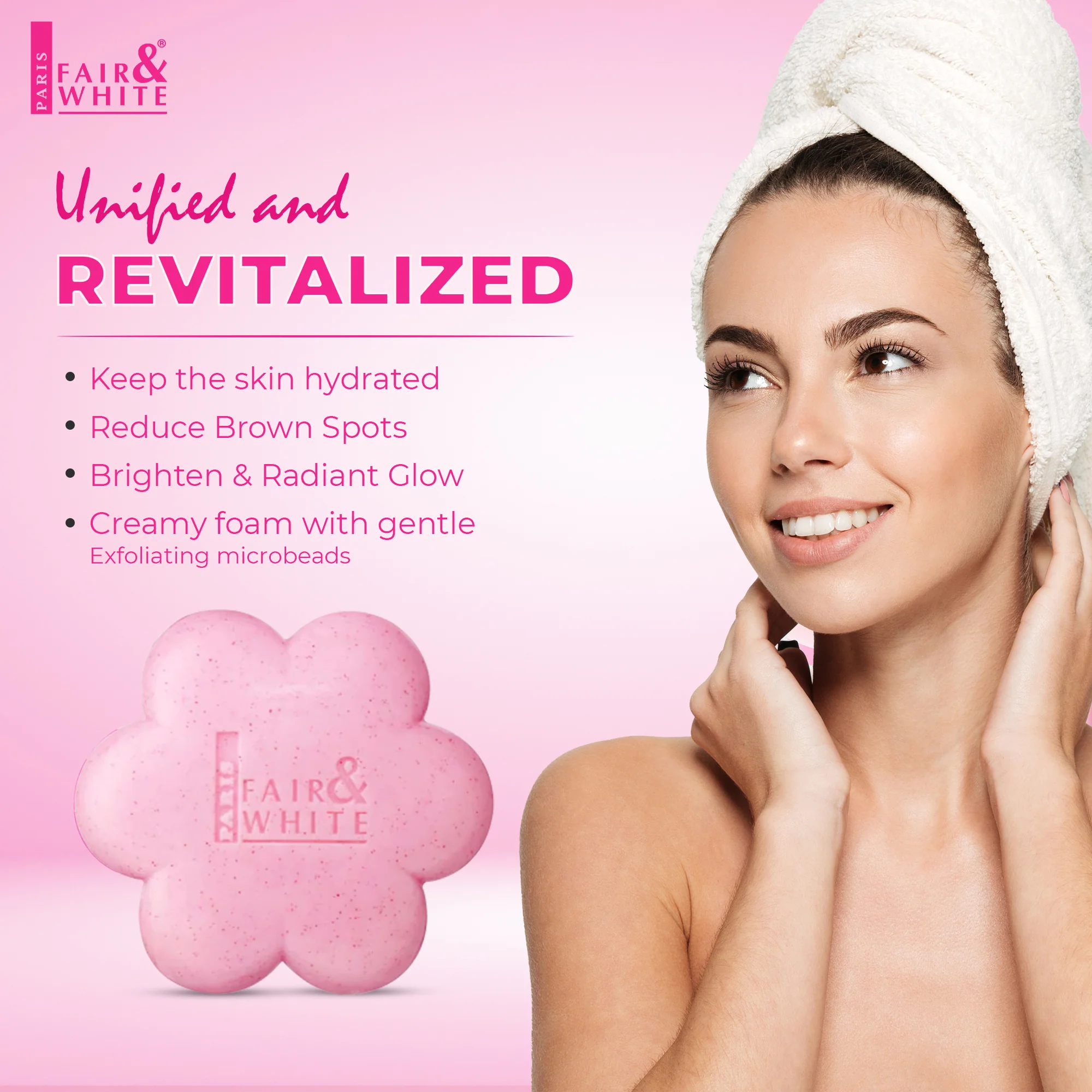 Fair And White So White Exfoliating Soap Bar 200g / 7 fl oz - Image 3