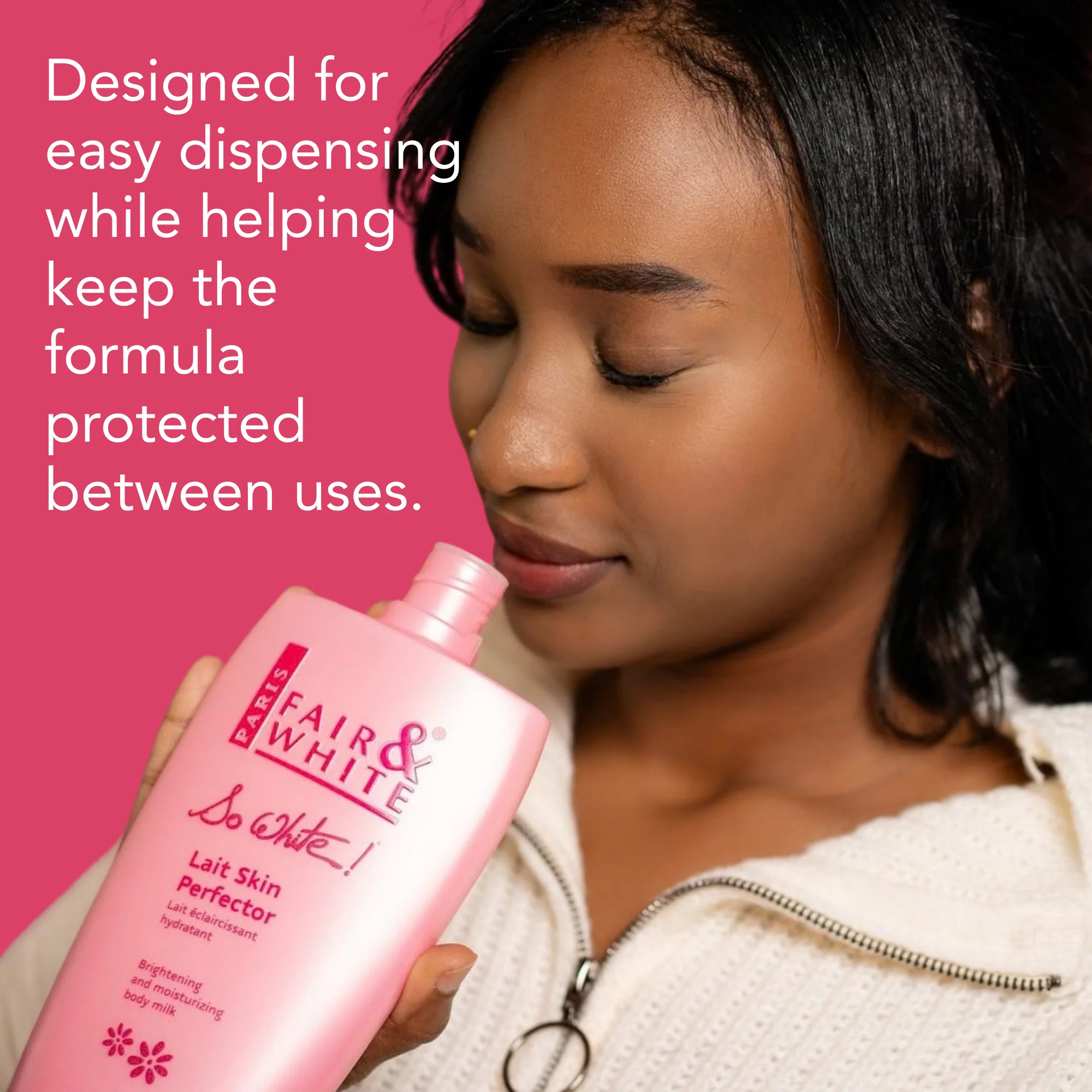 Fair And White So White Skin Perfector Brightening Body Lotion 500ml / 17.6 fl oz - Image 5