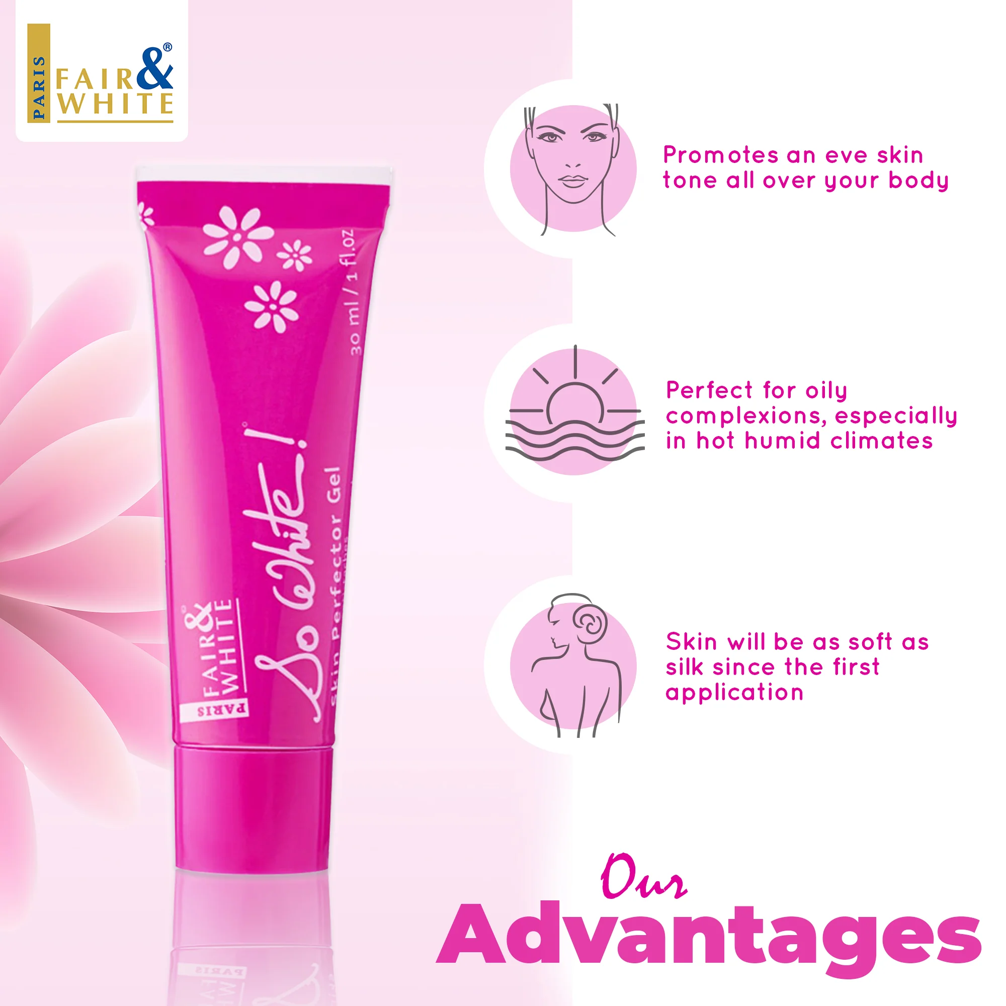 Fair And White So White Skin Perfector Dark Spot Corrector Gel 30ml / 1 fl oz - Image 5