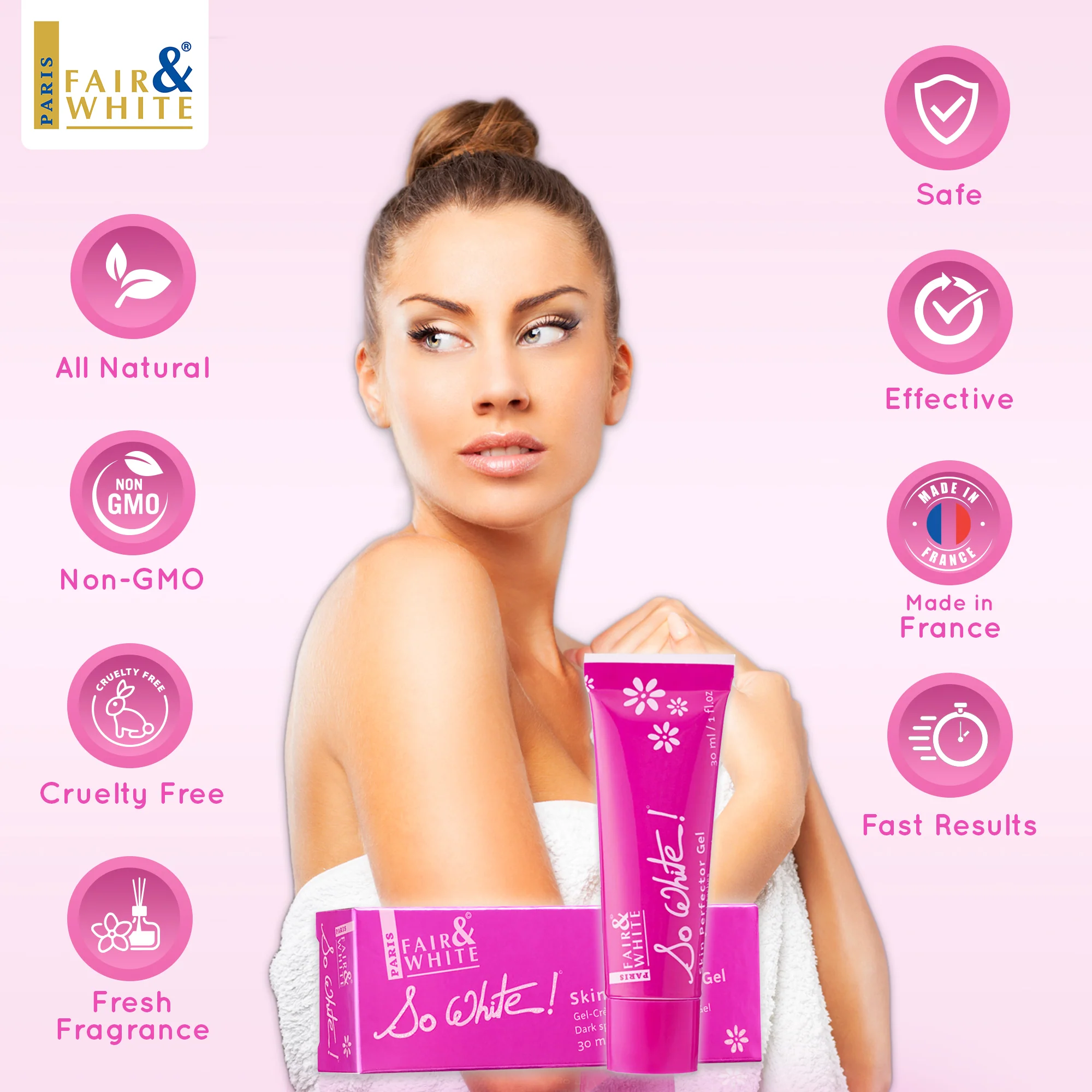 Fair And White So White Skin Perfector Dark Spot Corrector Gel 30ml / 1 fl oz - Image 6